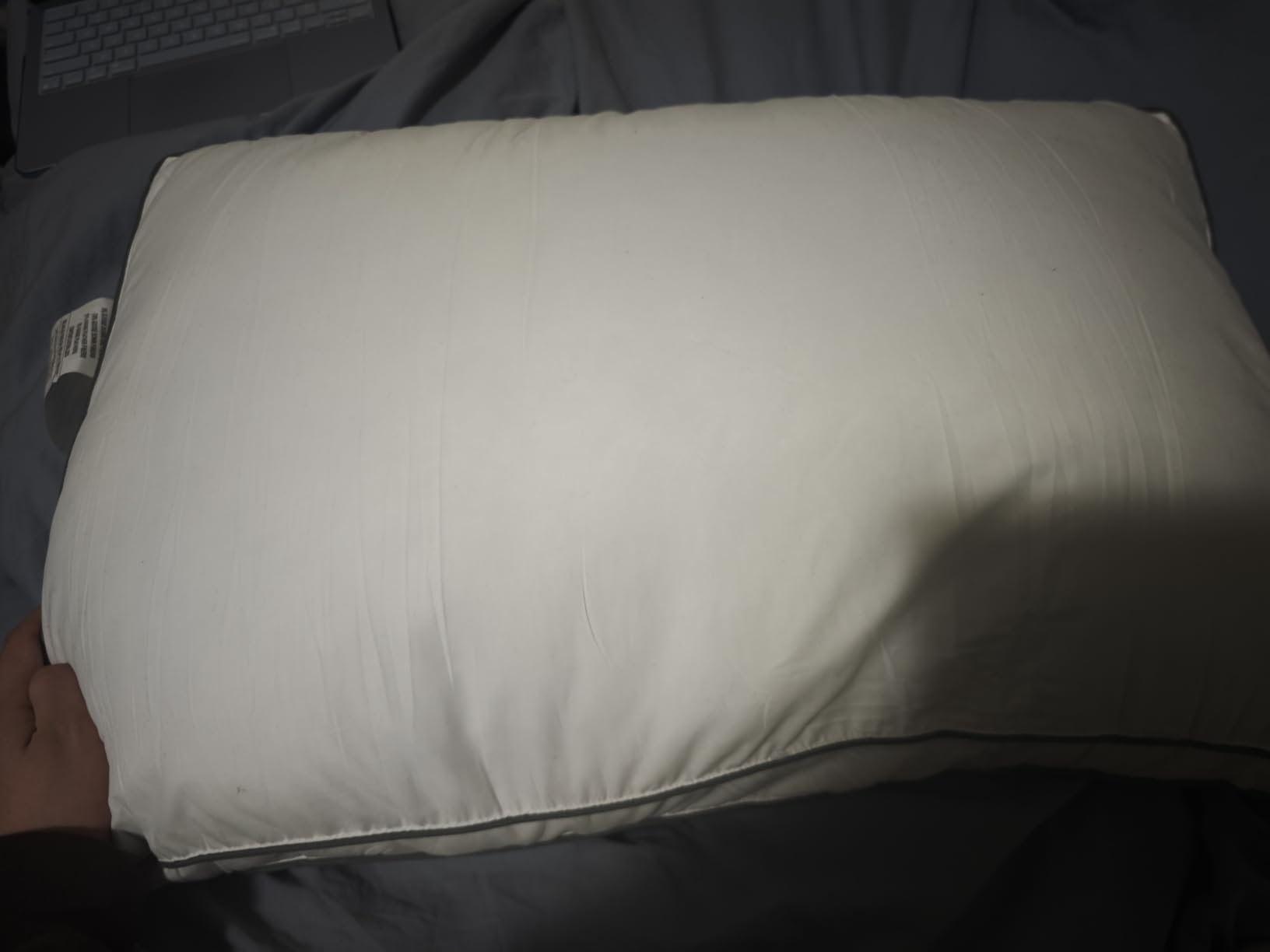 Goose Down Pillows for Neck Pain - Perfect Balance of Softness and Support, Relief for Side and Back Sleepers, Hotel Down Pillows Queen/Standard Size Set of 2 customer photo 1