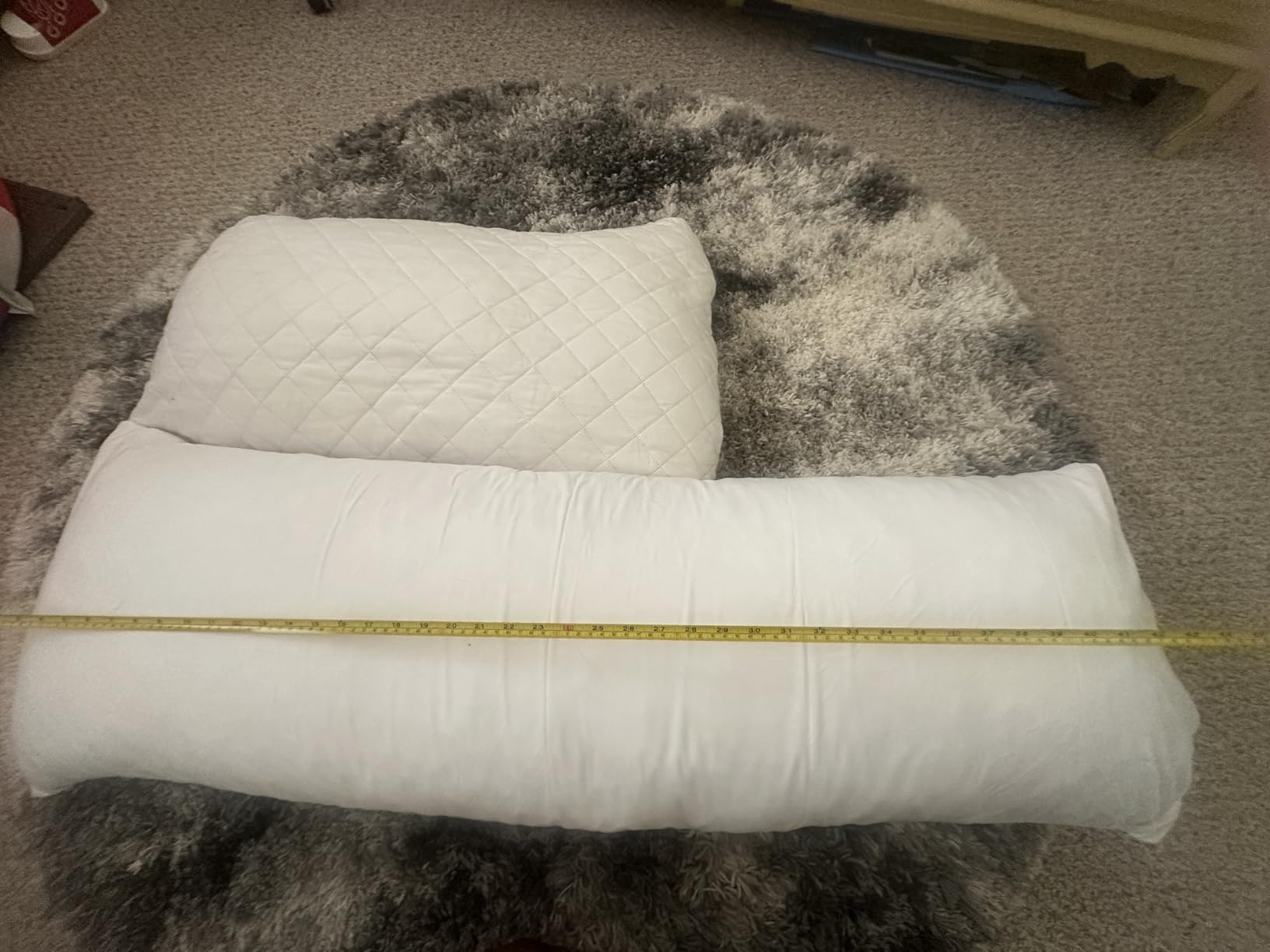 Goose Down Pillows for Neck Pain - Perfect Balance of Softness and Support, Relief for Side and Back Sleepers, Hotel Down Pillows Queen/Standard Size Set of 2 customer photo 2