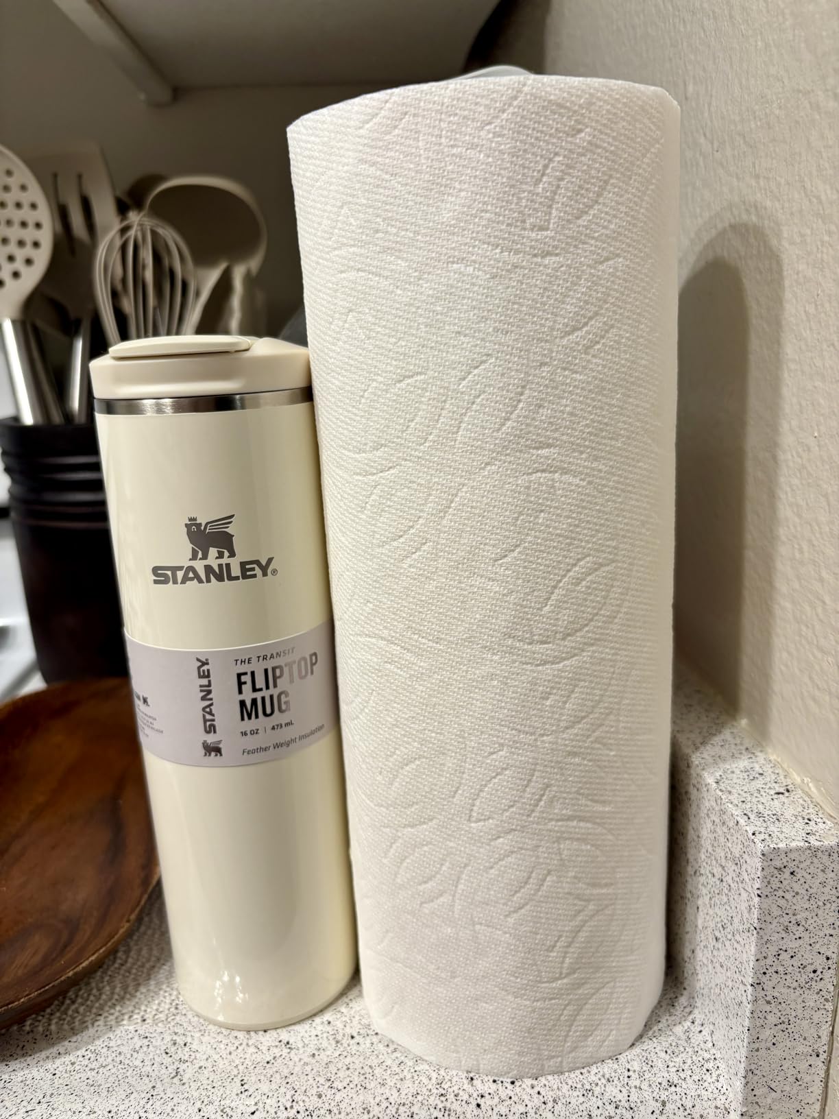 Stanley Transit FlipTop Mug 16 oz | Leakproof Coffee Travel Cup | Ash customer photo 2