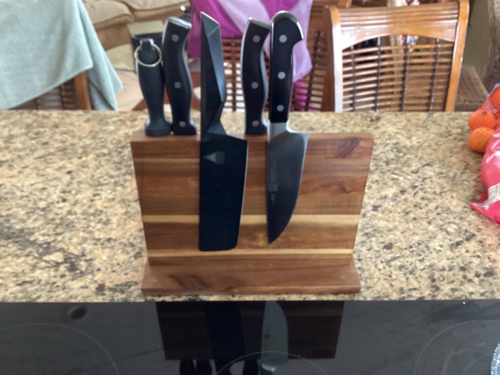 Magnetic Knife Strips (13 Inch Length), Magnetic Knife Holder for Wall/Refrigerator, Magnetic Knife Bar with Multi-Purpose Functionality as a Knife Holder, Knife Strip, Magnetic Tool Organizer customer photo 2