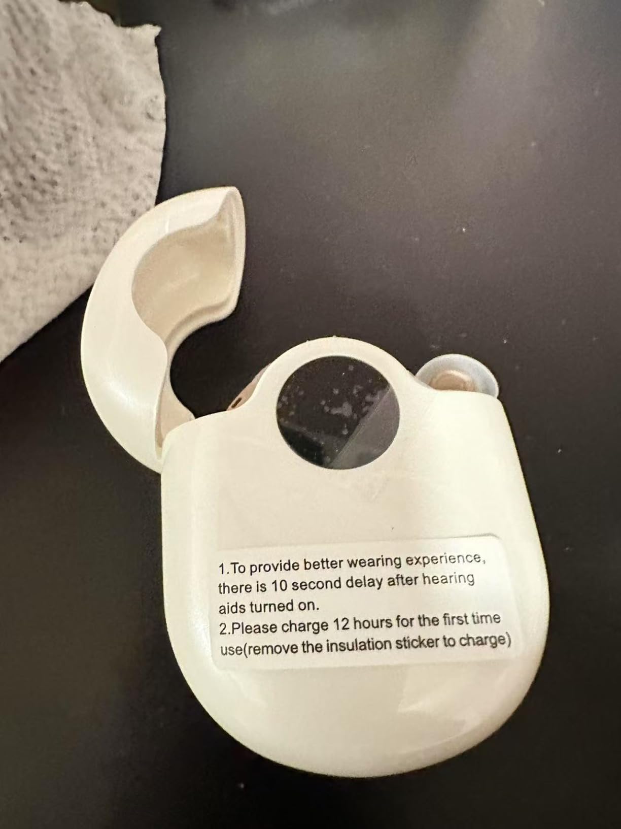 OTC Hearing Aids for Seniors - Rechargeable Invisible Hearing Aids with AI Noise Cancellation, 100+ Hours Battery Life, Comfort Fit Ear Canal Design customer photo 1