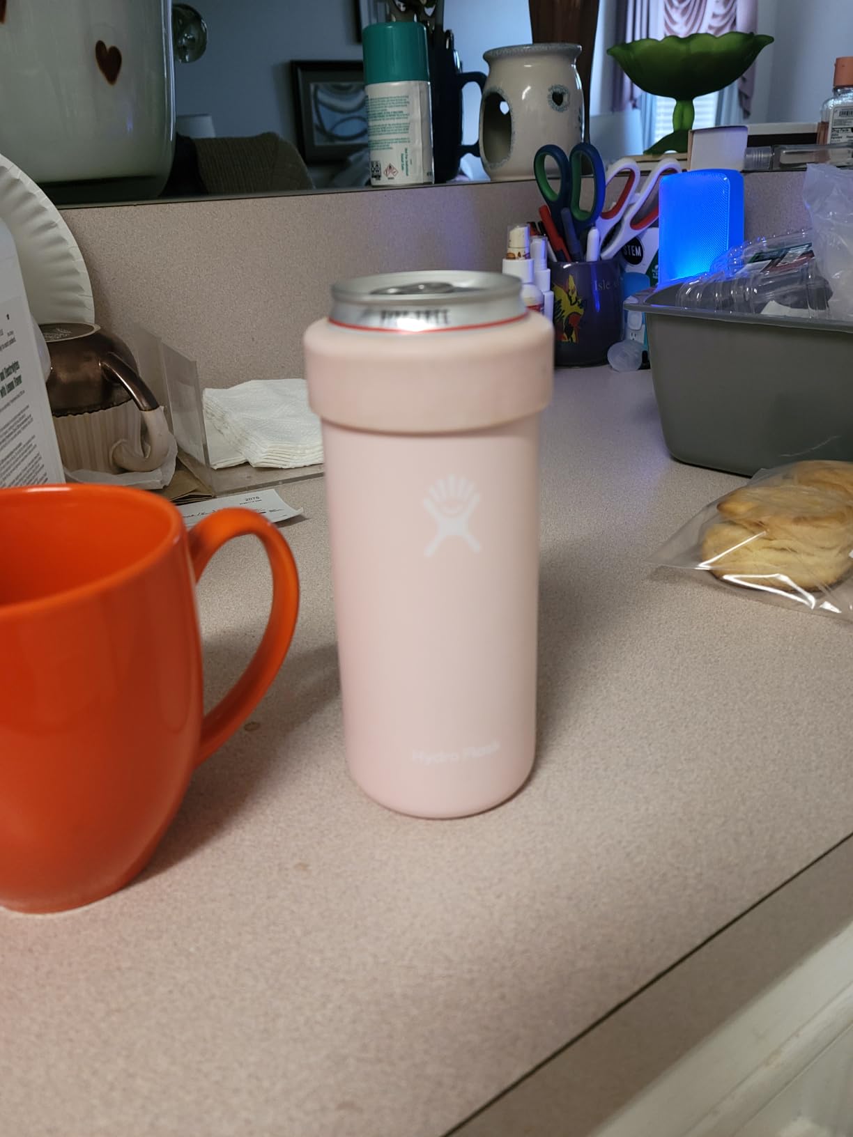 Hydro Flask 12 Oz Cooler for Cans - Can Cooler for Beer or Coffee - Insulated in Capri Blue customer photo 1