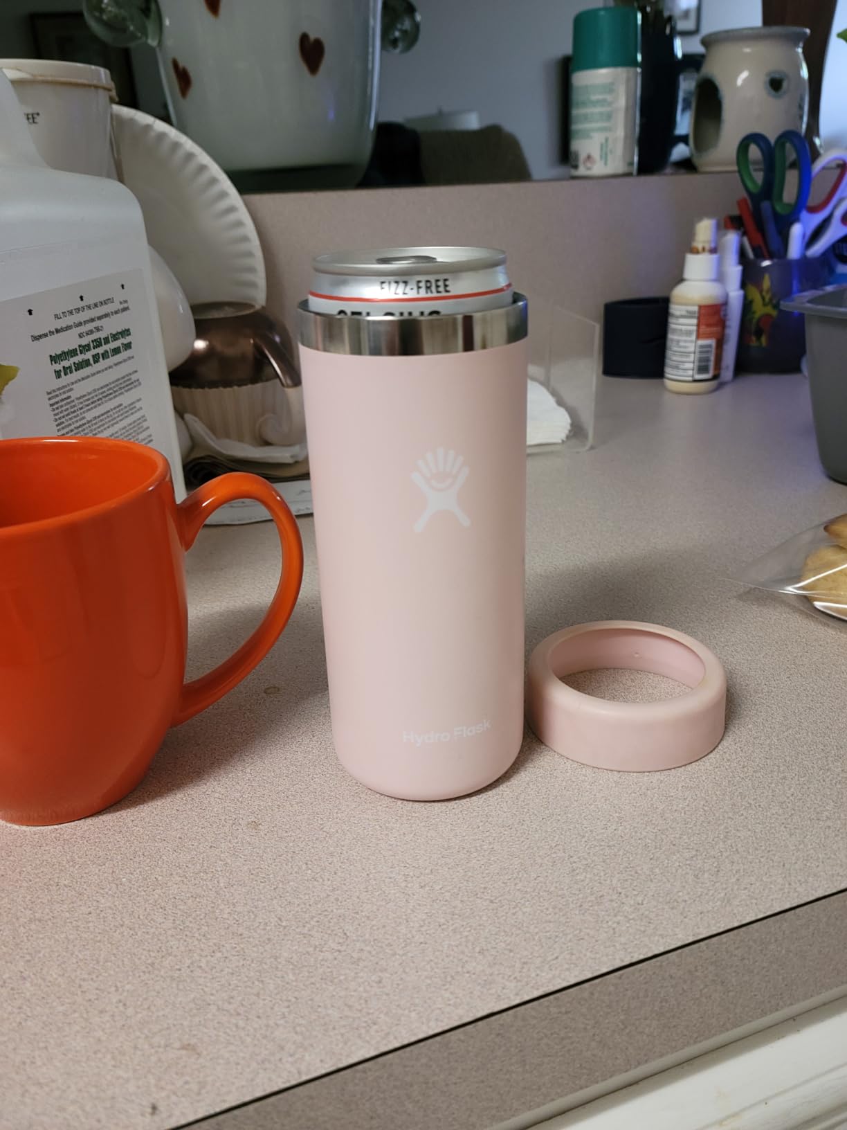 Hydro Flask 12 Oz Cooler for Cans - Can Cooler for Beer or Coffee - Insulated in Capri Blue customer photo 2
