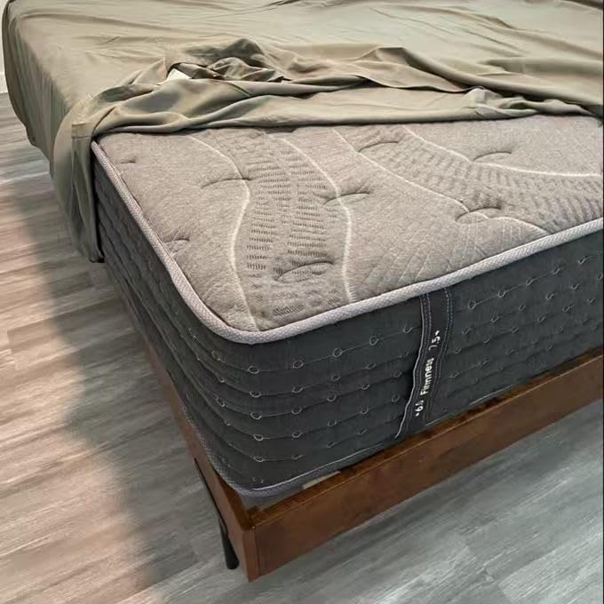 TXO 14 Inch Cashmere Hybrid Queen Mattress in a Box, Dual-Sided Medium Firm & Firm, Cooling Gel Memory Foam Mattress, Pocket Springs for Motion Isolation, Pressure Relief, CertiPUR-US Certified customer photo 1