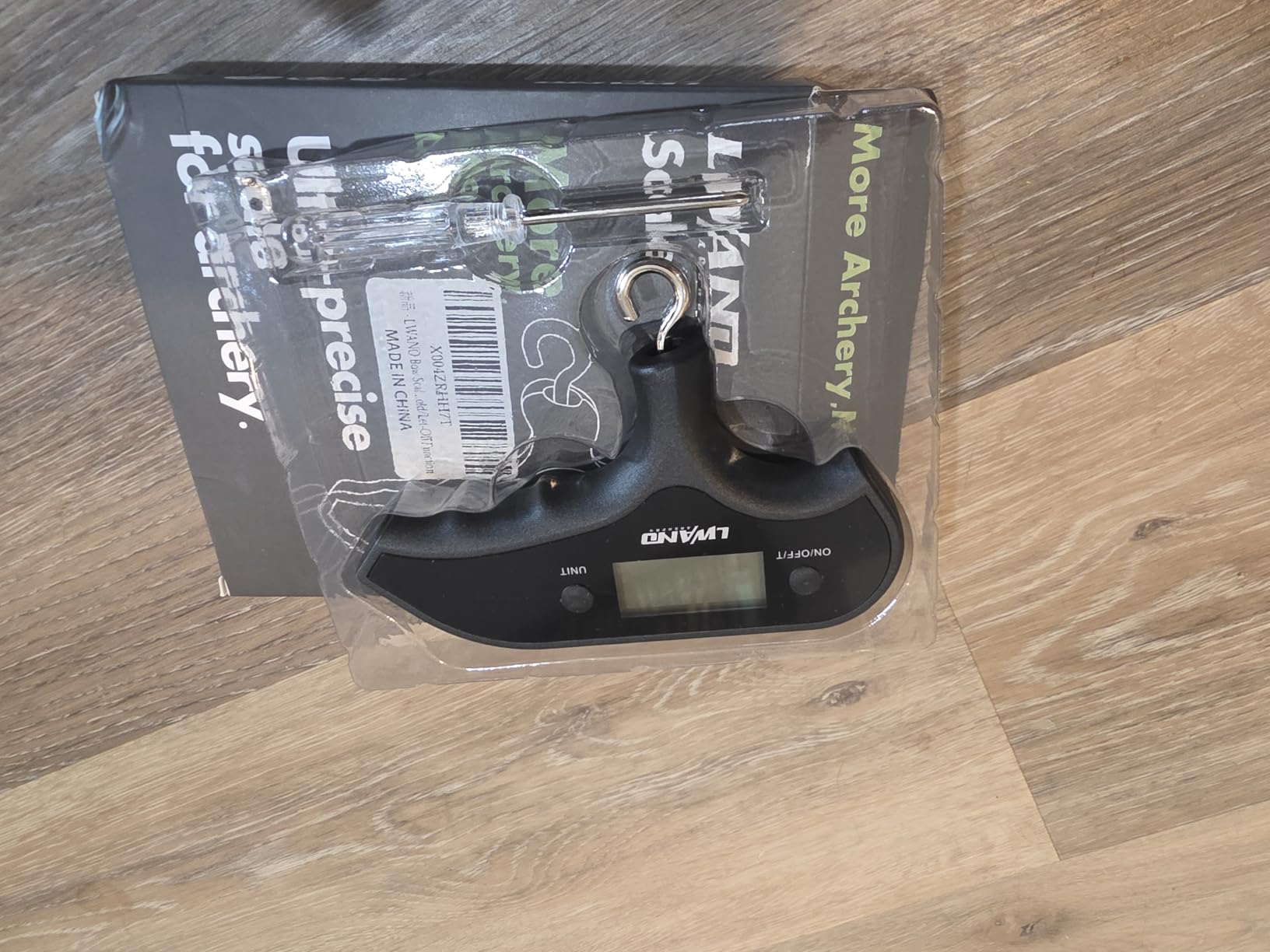 LWANO Bow Scale, 110lbs High-Accuracy Archery Compound Bow Draw Weight Scale with Peak/Hold/Let-Off Function customer photo 2