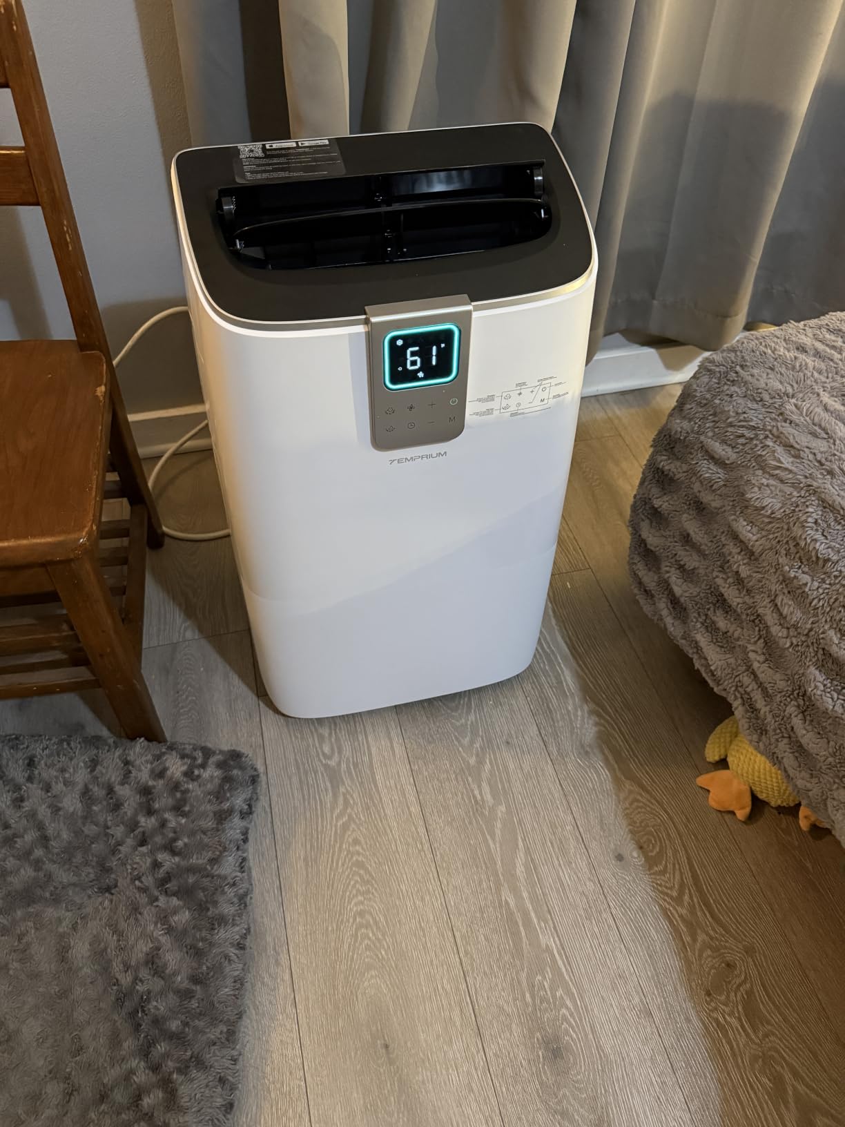14,000 BTU Smart Portable Air Conditioner for Large Rooms up to 750 Sq.ft, 41dB Quiet Efficient AC Unit with App & Voice Control, 4-in-1 Cooling, Dehumidifier, Fan, No-Drain Self-Evaporating customer photo 2