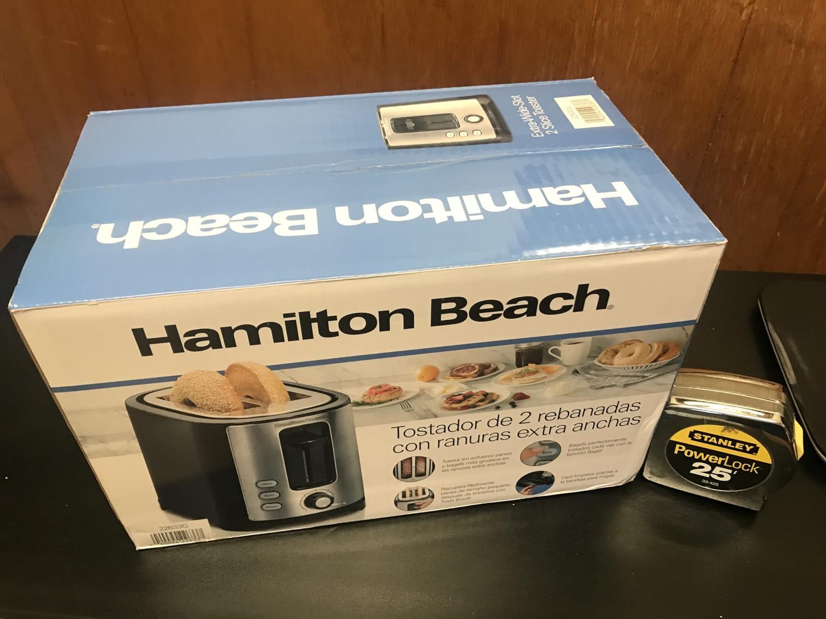 Hamilton Beach 2 Slice Extra Wide Slot Toaster with Bagel & Defrost Settings, Shade Selector with 7 Browning Levels, Toast Boost, Auto Shutoff, Kitchen Makeover Blue customer photo 1