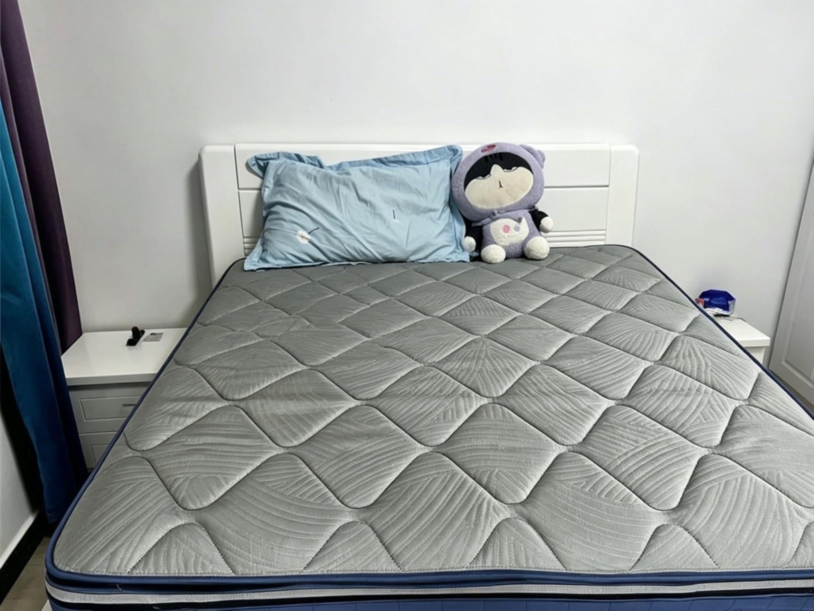 Sweetnight CoolNest 16 Inch Queen Mattress, Hybrid Queen Size Mattresses with DuoSense Pillow Top & Memory Foam for Feels up to 8 Degrees Cooler, Medium Firm Mattress Pressure Relief CertiPUR-US Certified customer photo 1