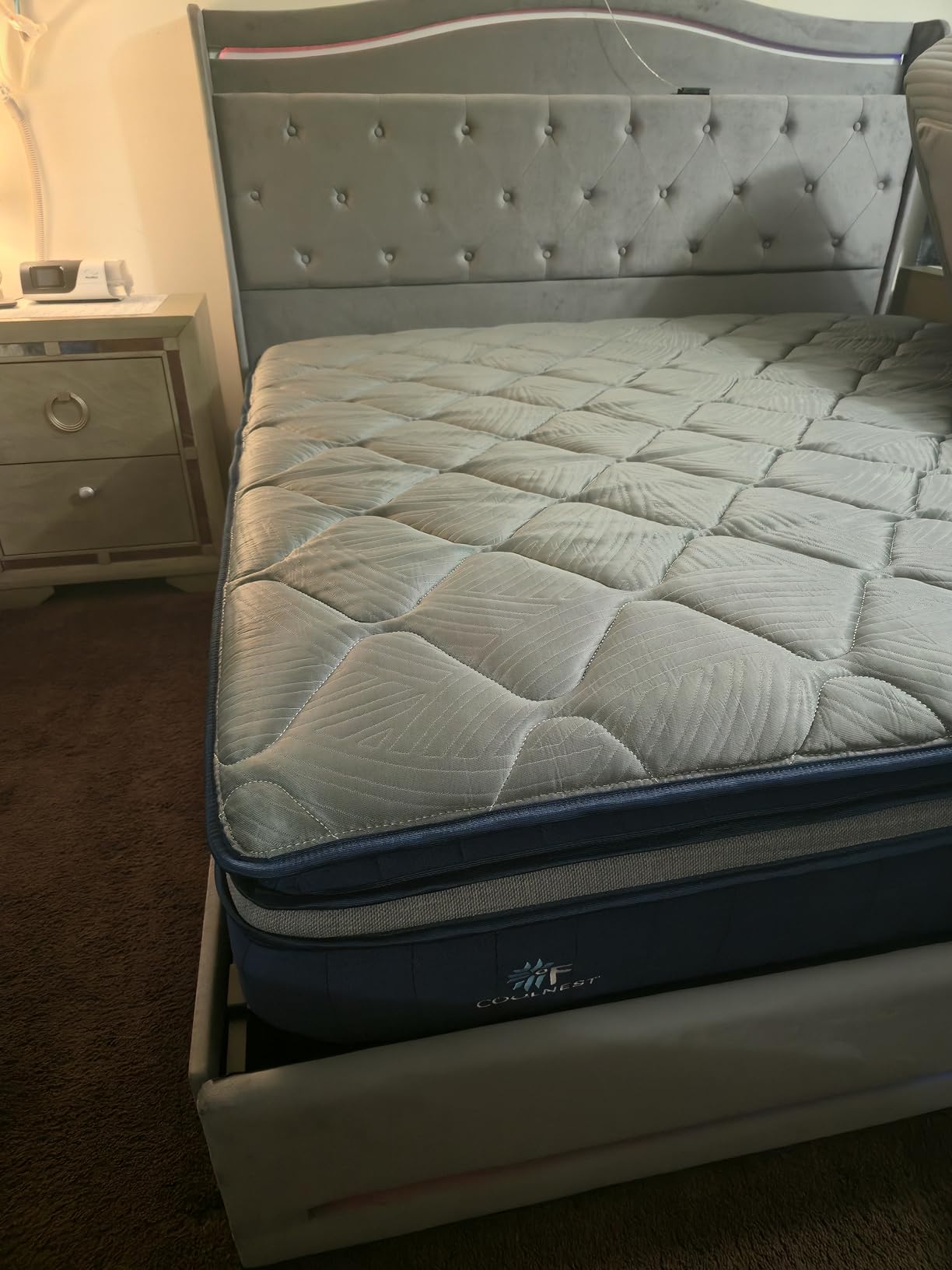 Sweetnight CoolNest 16 Inch Queen Mattress, Hybrid Queen Size Mattresses with DuoSense Pillow Top & Memory Foam for Feels up to 8 Degrees Cooler, Medium Firm Mattress Pressure Relief CertiPUR-US Certified customer photo 2