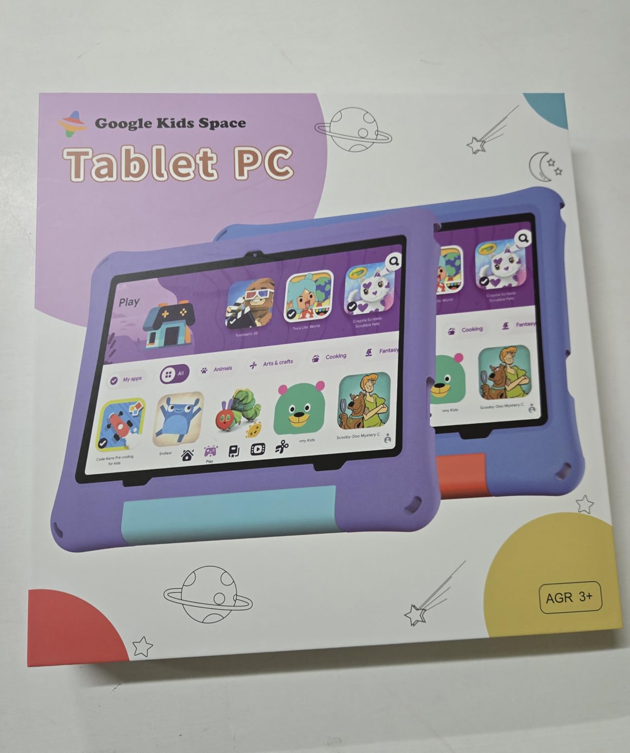 aiprotablet Kids Tablet, Android 16 Tablet for Kids 10 inch Octa-Core 2.2GHz with Case, 30GB RAM 64GB ROM, 2TB Expand, Parental Control, Dual Camera, BT, WiFi, with Keyboard Mouse Stylus, Gift (Green) customer photo 2