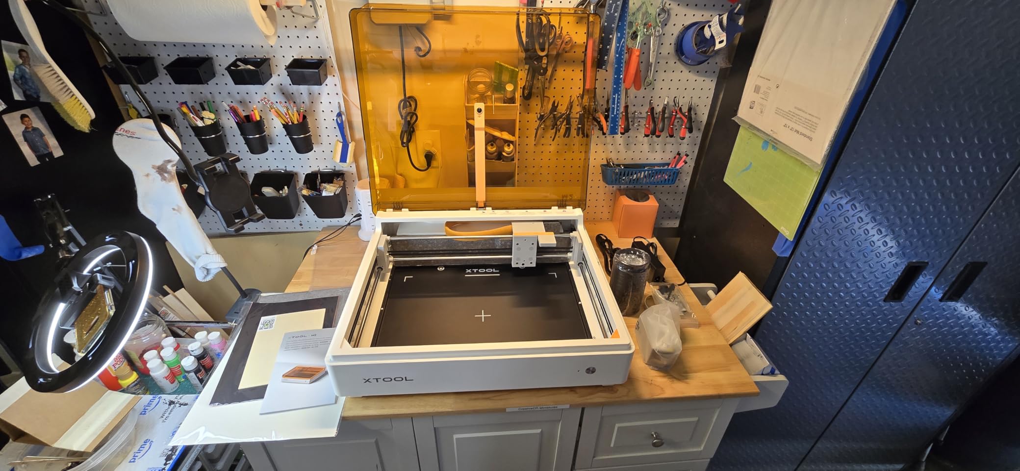 xTool M2 10W Laser Engraver, Built-in Dual Cameras, Class 1 Enclosed Safe Laser Engraving Machine for Home DIY Craft on Wood, Leather, Felt, Fabric, Paper customer photo 1