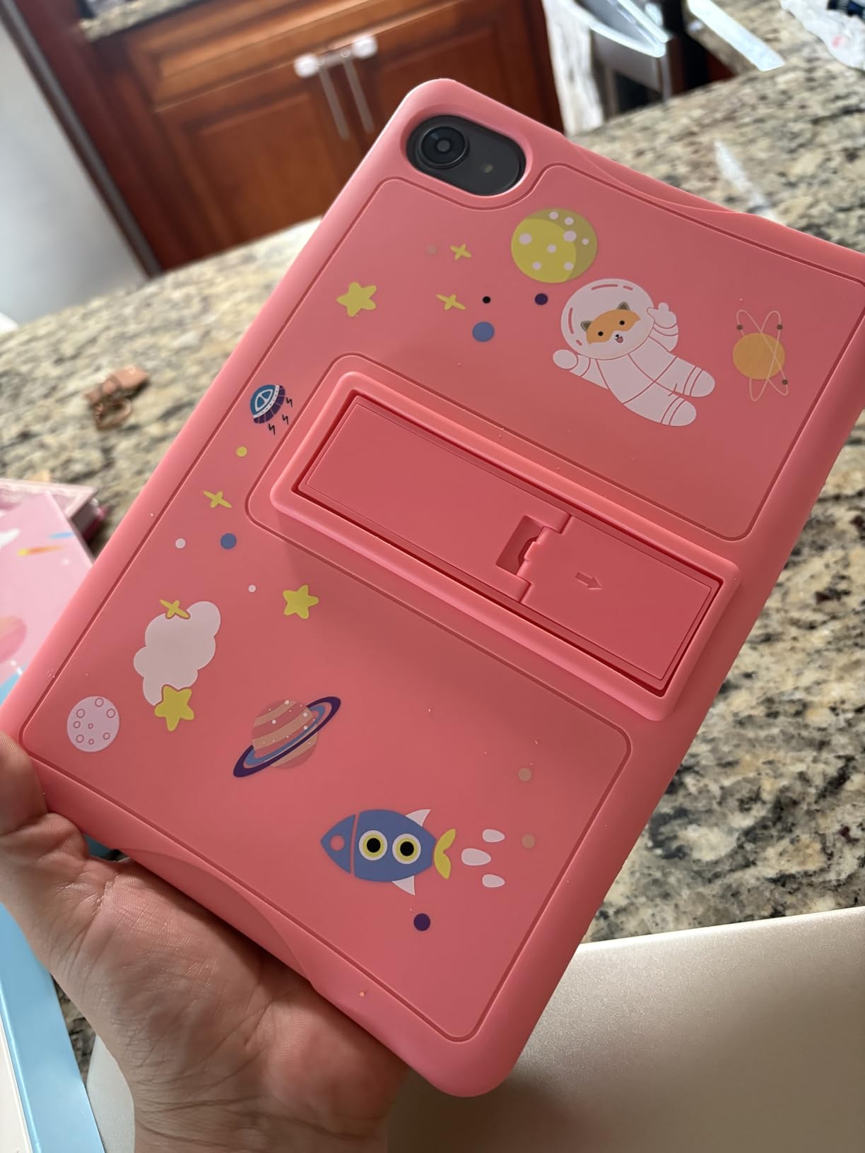 2026 Upgraded TABWEE Kids Tablet 10 Inch, Latest Android 15 Tablet for Kids Ages 6-12, 12GB RAM 64GB ROM (Expandable 2TB), HD Eye-Care Display, Parental Control, WiFi, Kid-Proof Case & Stylus Included customer photo 2