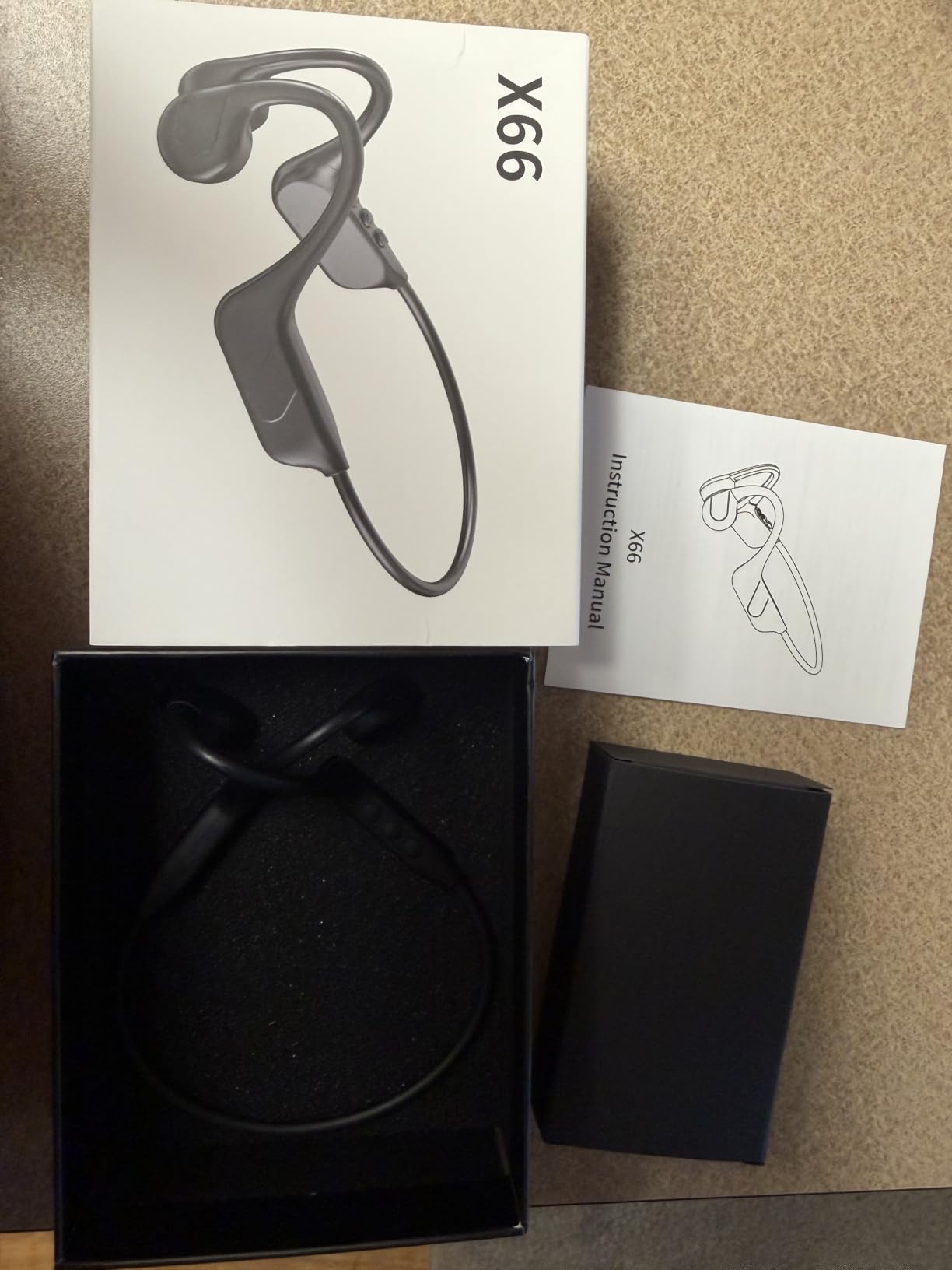 Bone Conduction Headphones Bluetooth 6.0 Open Ear Headphones with Mic, 12H Playtime Wireless Sports Headphones for Running, Cycling, Walking, Gym & Workout, IP54 Waterproof Lightweight Secure Fit customer photo 2