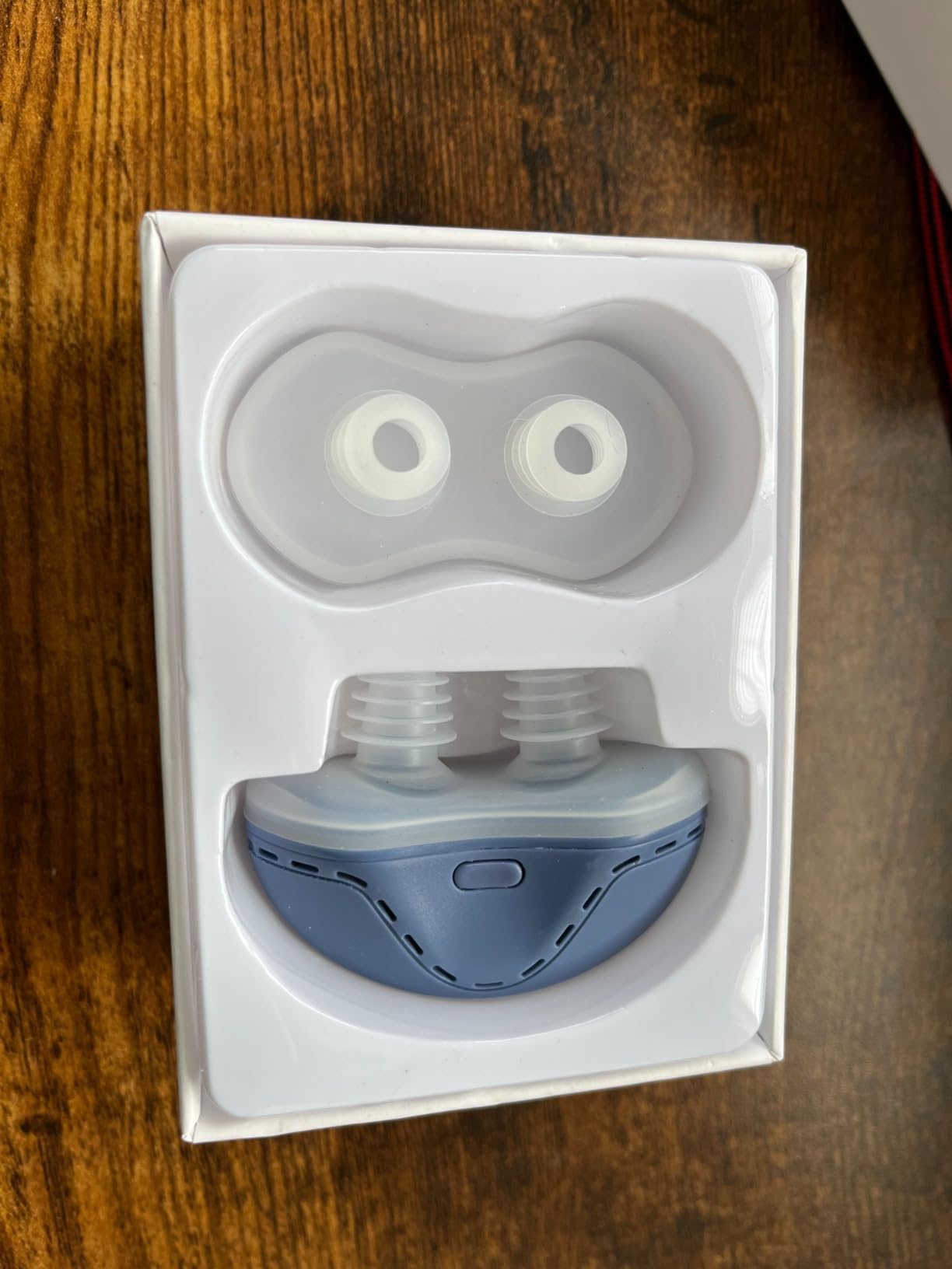 Anti Snoring Devices, Electric Anti Snoring Device, Effective Snoring Prevention, Sleep Apnea Devices for Men and Women, Adjustable Wind Speed, Suitable for All Nose Shapes, Blue customer photo 1