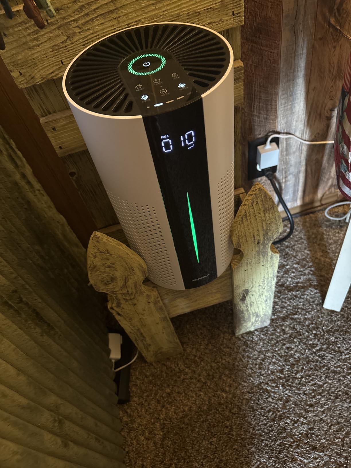 ECOSELF Air Purifiers for Home Large Room up to 1800 Ft², Air Purifiers for Bedroom 360° Air Intake with Smart Auto Mode, HEPA Air Purifier, Air Cleaner for Smoke PoIIen Pet Dander, HAP609 customer photo 2