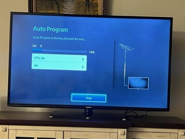5000+ Miles Range TV Antenna, 2026 Digital TV Antenna Indoor Outdoor with Strongest Amplifier, 360 Degree Reception HDTV Antenna for Local Channels for Smart and Old TVs - 38ft Coax Cable - Support 8K 4K 1080p customer photo 1
