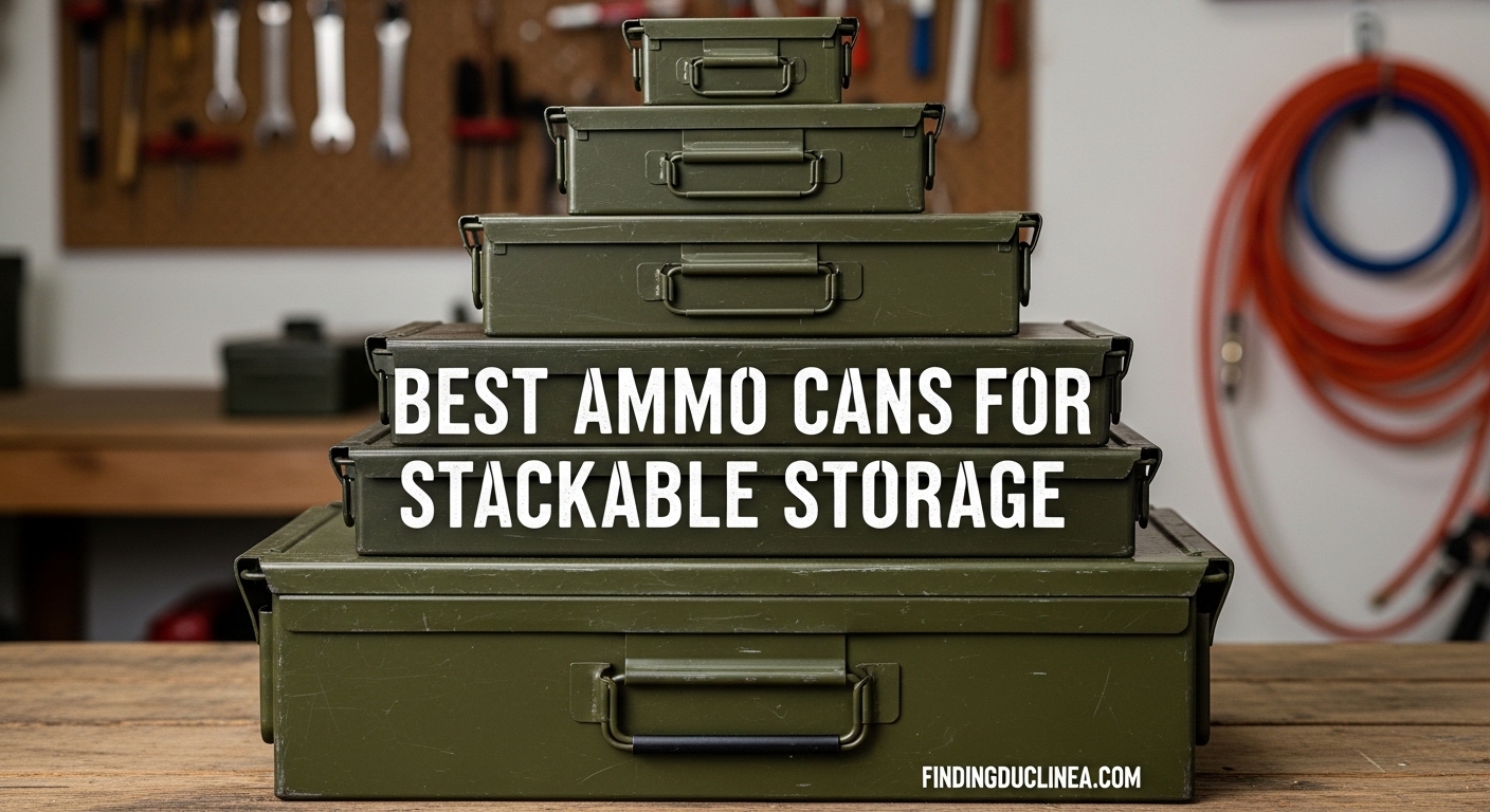 Best Ammo Cans for Stackable Storage
