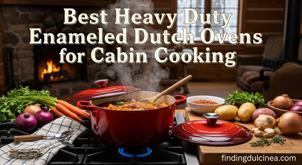 Current image: Best Heavy Duty Enameled Dutch Ovens for Cabin Cooking
