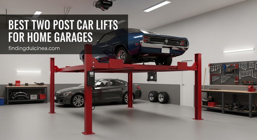 Current image: Best Two Post Car Lifts for Home Garages