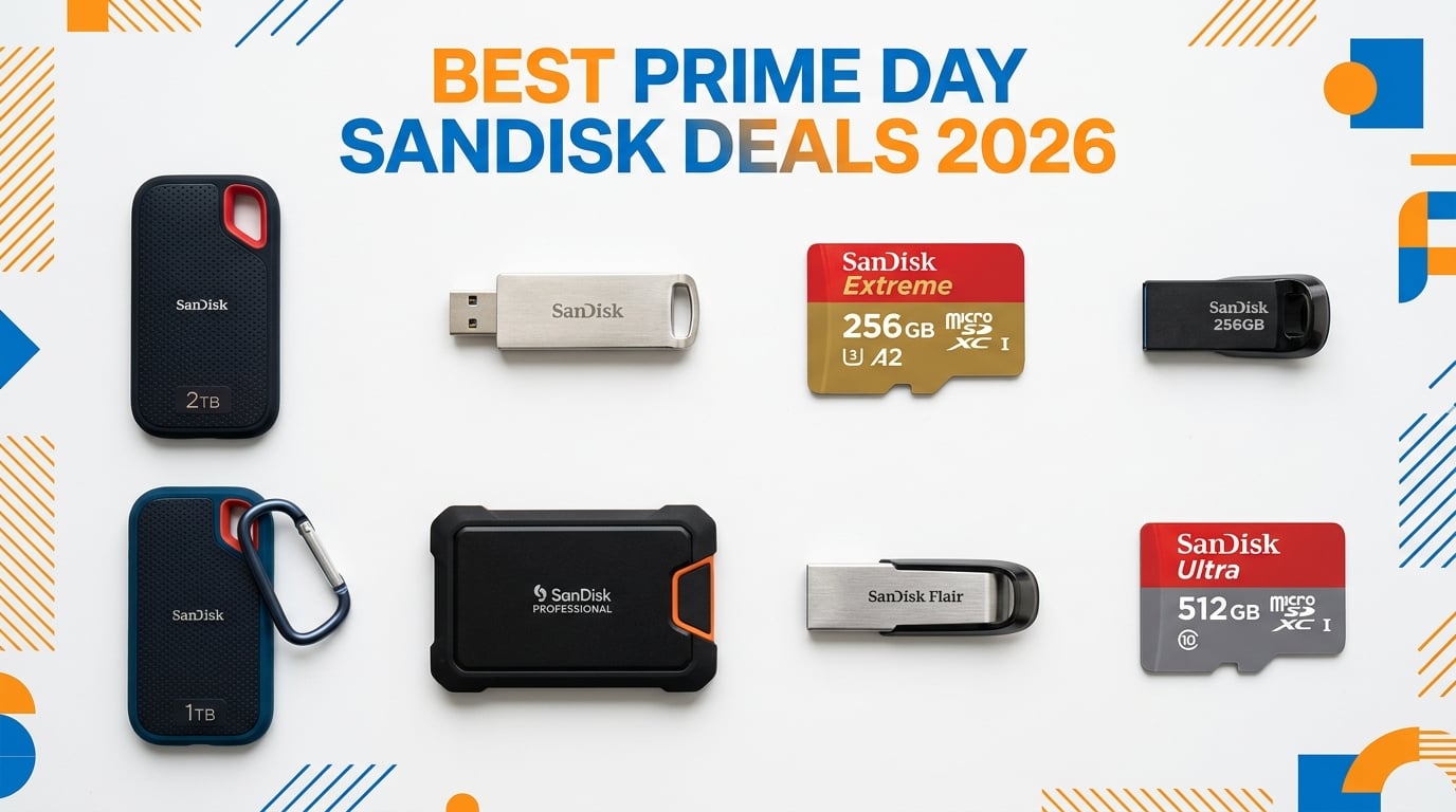 Best Amazon Prime Day SanDisk Deals 2026