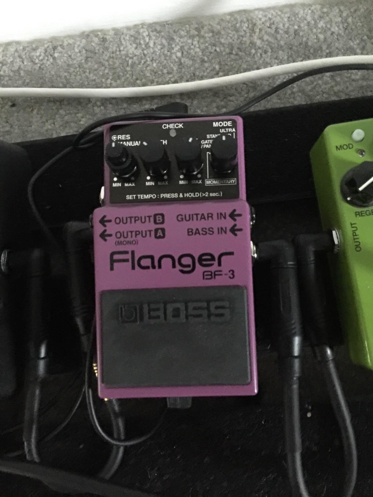 Boss BF-3 Flanger Guitar Effects Pedal customer photo 2