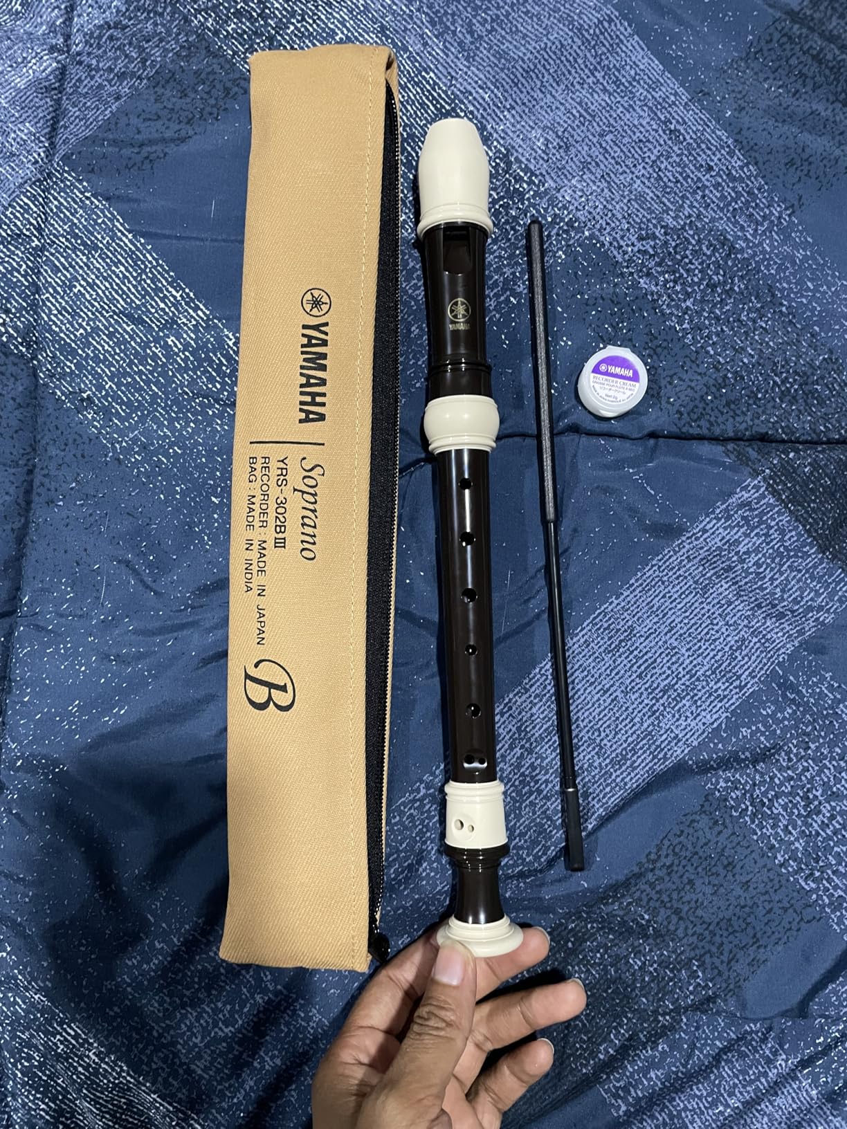 Yamaha YRS-302B Soprano Recorder, Baroque fingering, Key of C customer photo 1