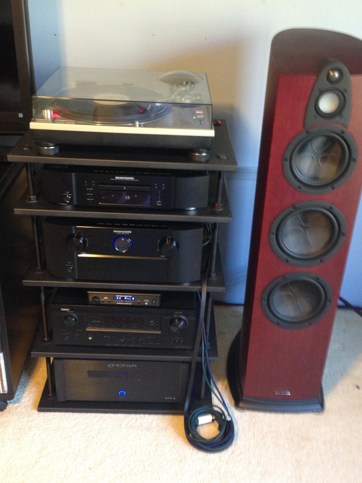 Salamander Designs A5/B Archetype Audio/Video Shelf, 5.0 - Black customer photo 1