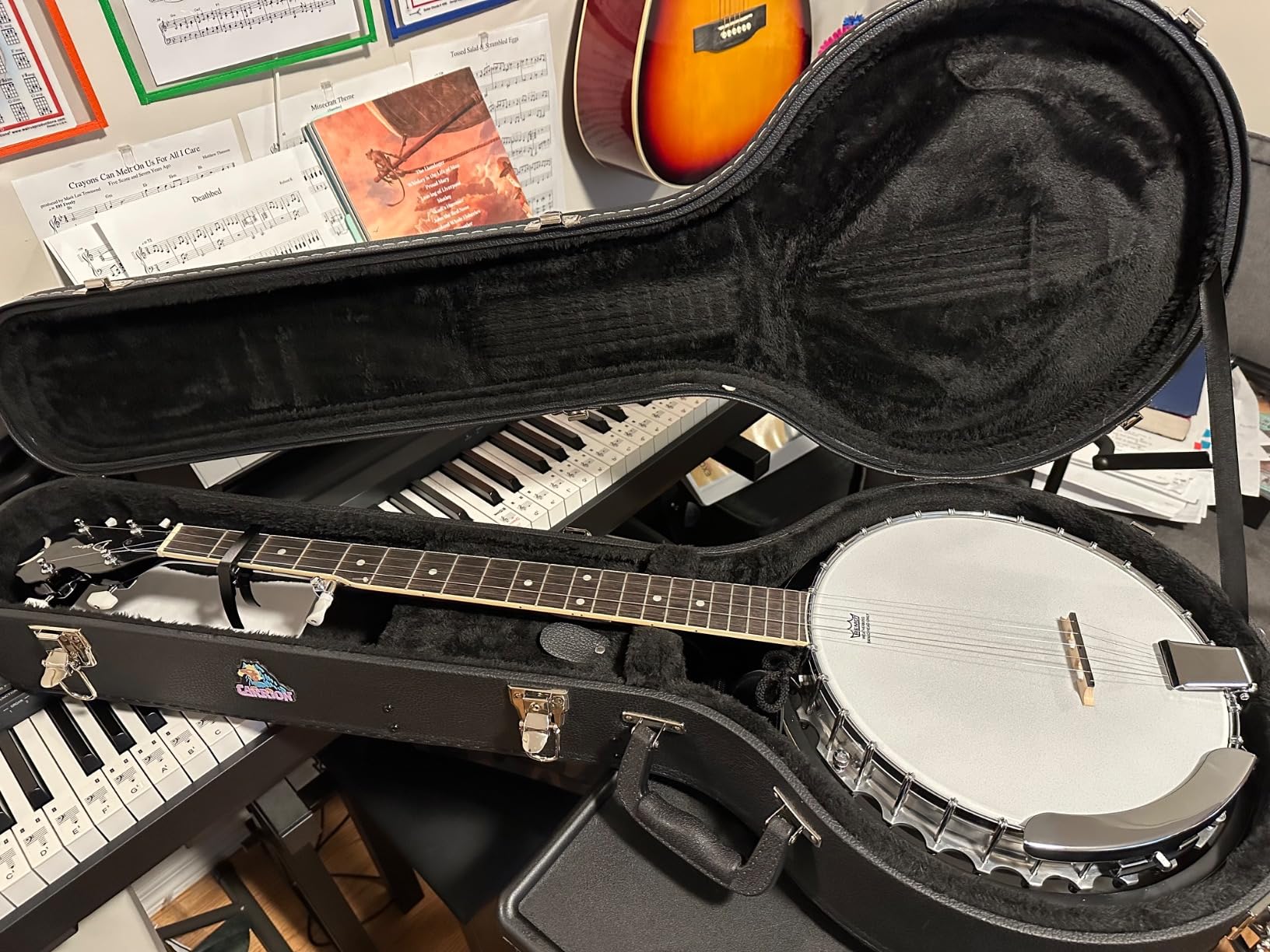 Carrion C-2901 Black Hardshell 5-string Resonator Banjo Case customer photo 2
