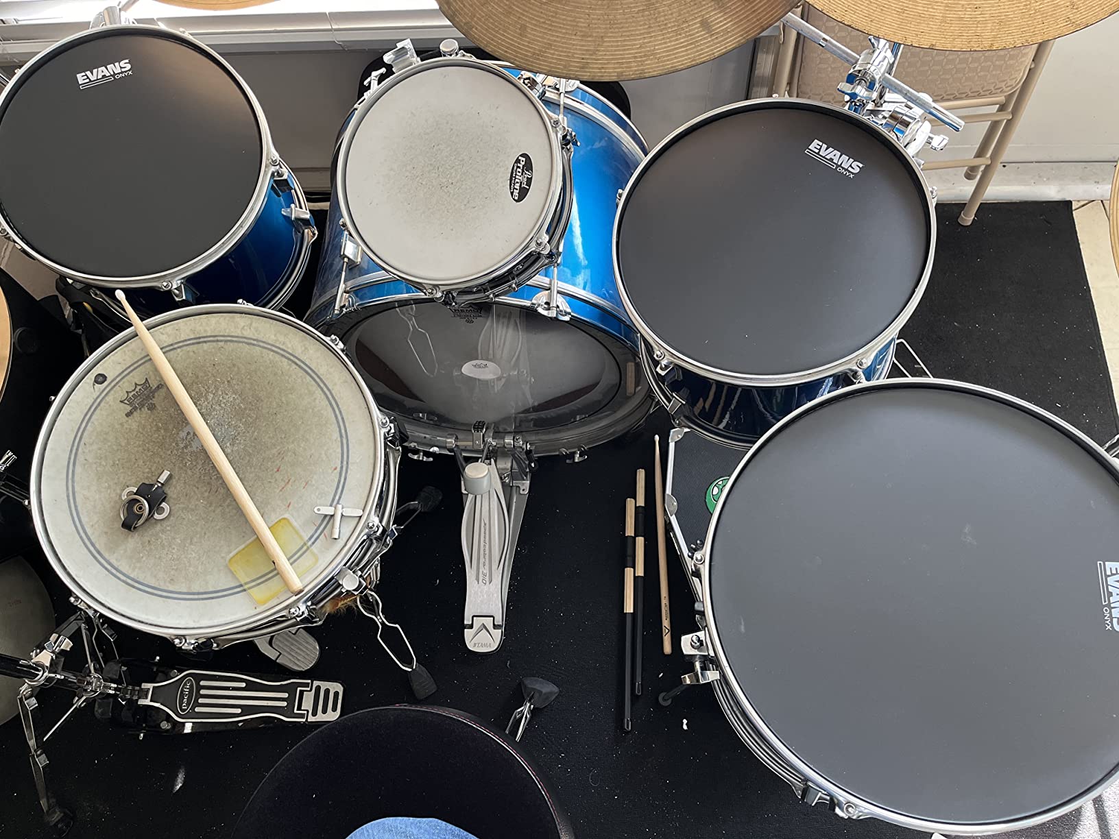Evans Drum Heads - Onyx 2-Ply Tompack Coated, Standard (12 inch, 13 inch, 16 inch) customer photo 1