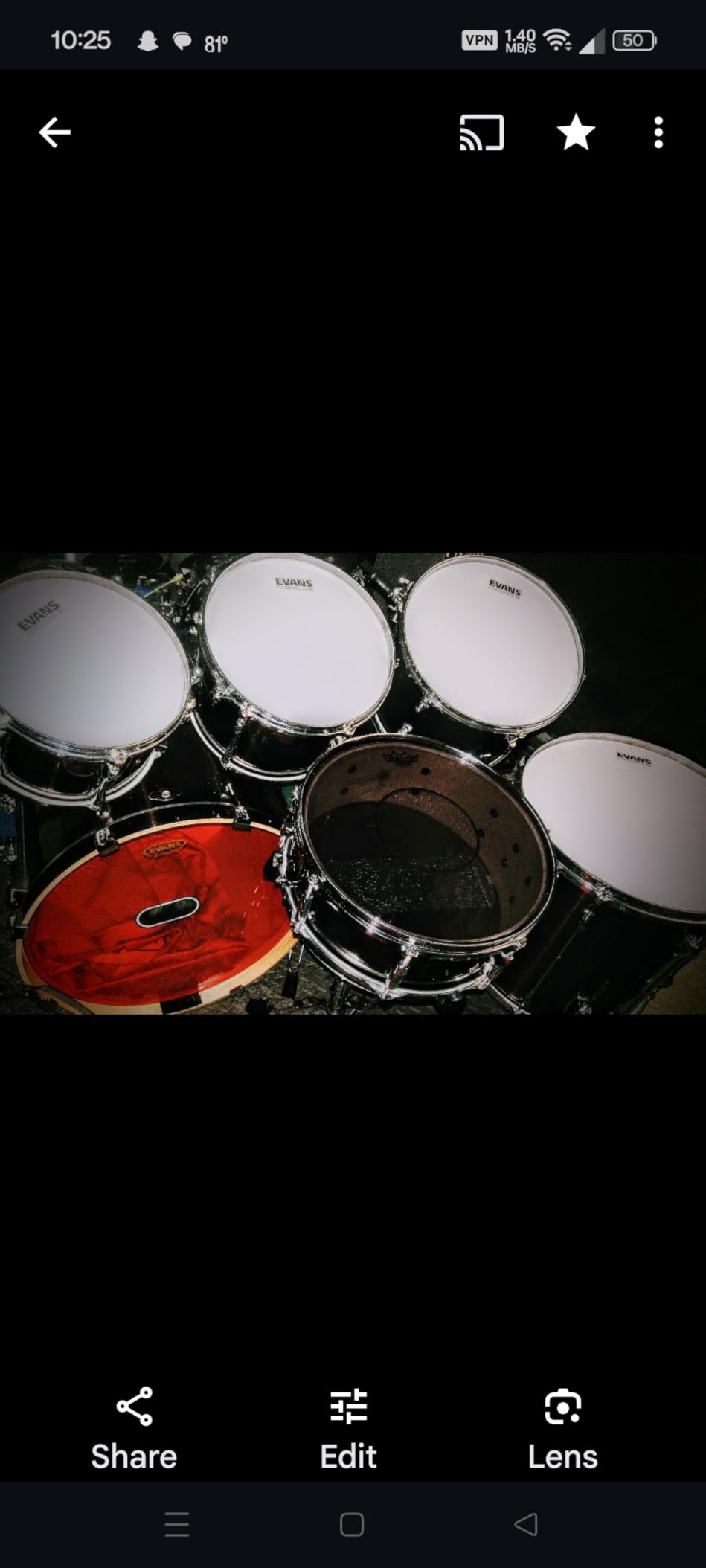 Evans Drum Heads - G2 Coated Rock Tompack (10 inch, 12 inch, 16 inch) customer photo 2