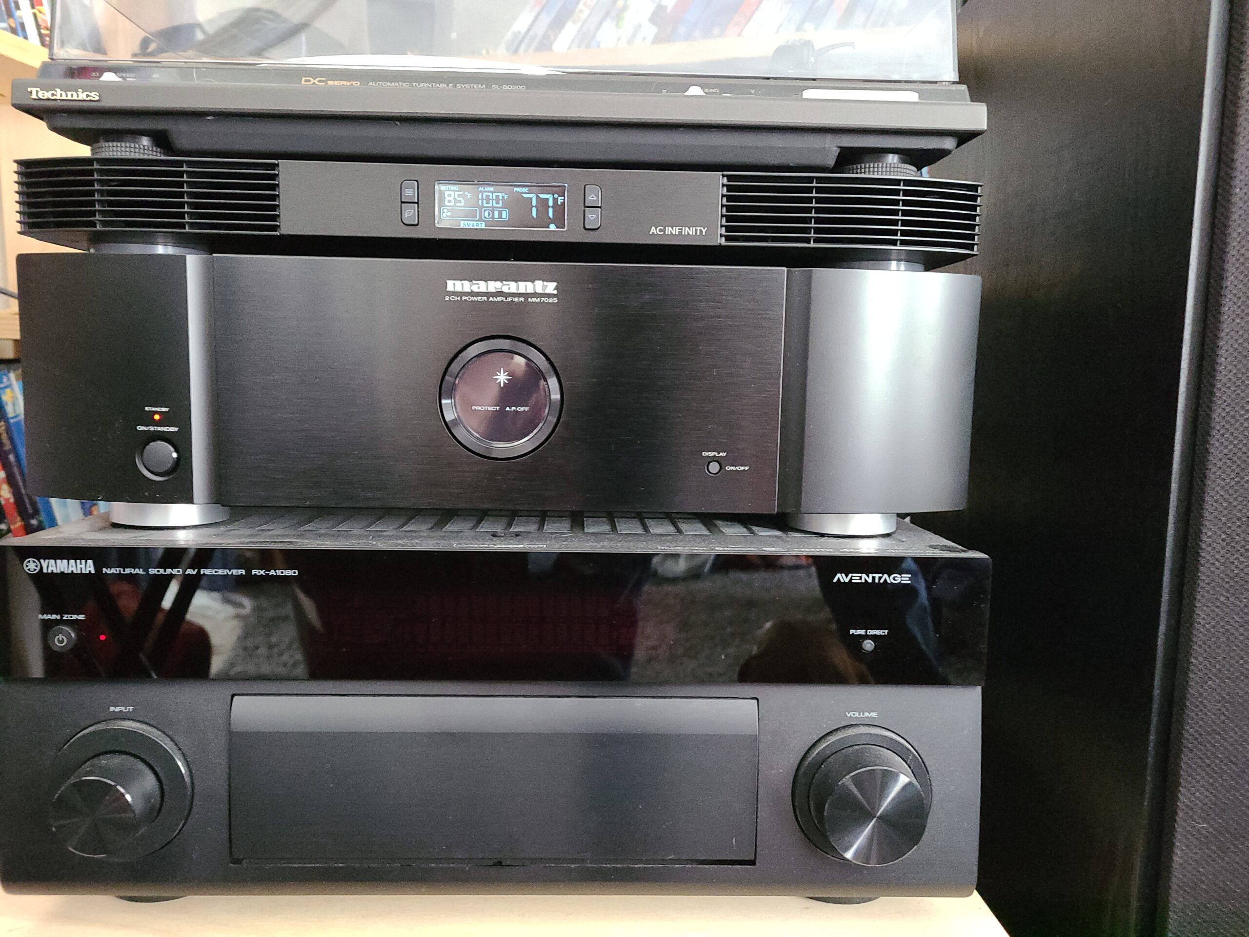 Marantz MM7025 Stereo Power Amplifier | 2-Channel | 140 Watts per Channel | Both Single-Ended RCA and Balanced XLR Inputs | Black customer photo 1