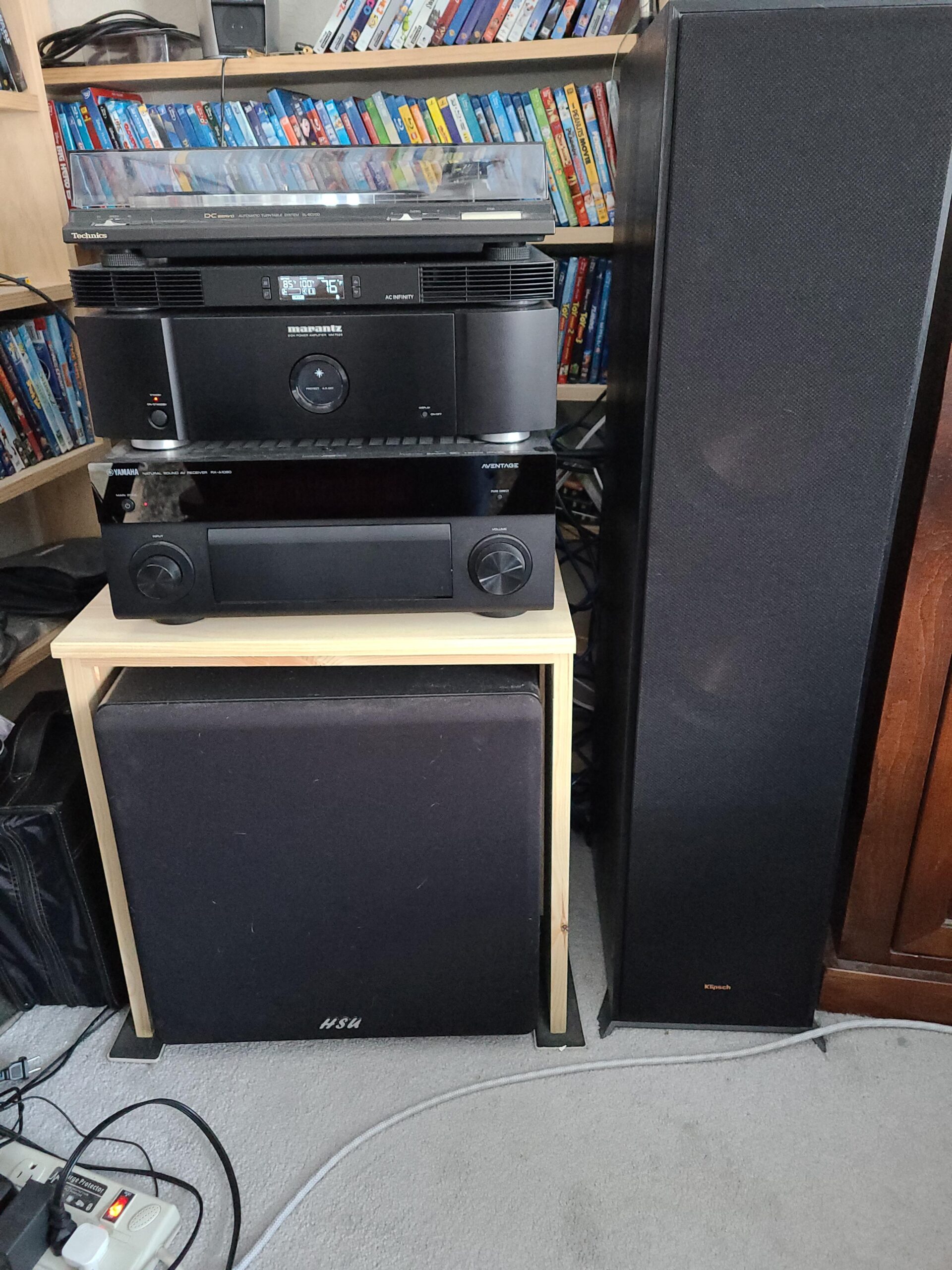 Marantz MM7025 Stereo Power Amplifier | 2-Channel | 140 Watts per Channel | Both Single-Ended RCA and Balanced XLR Inputs | Black customer photo 2