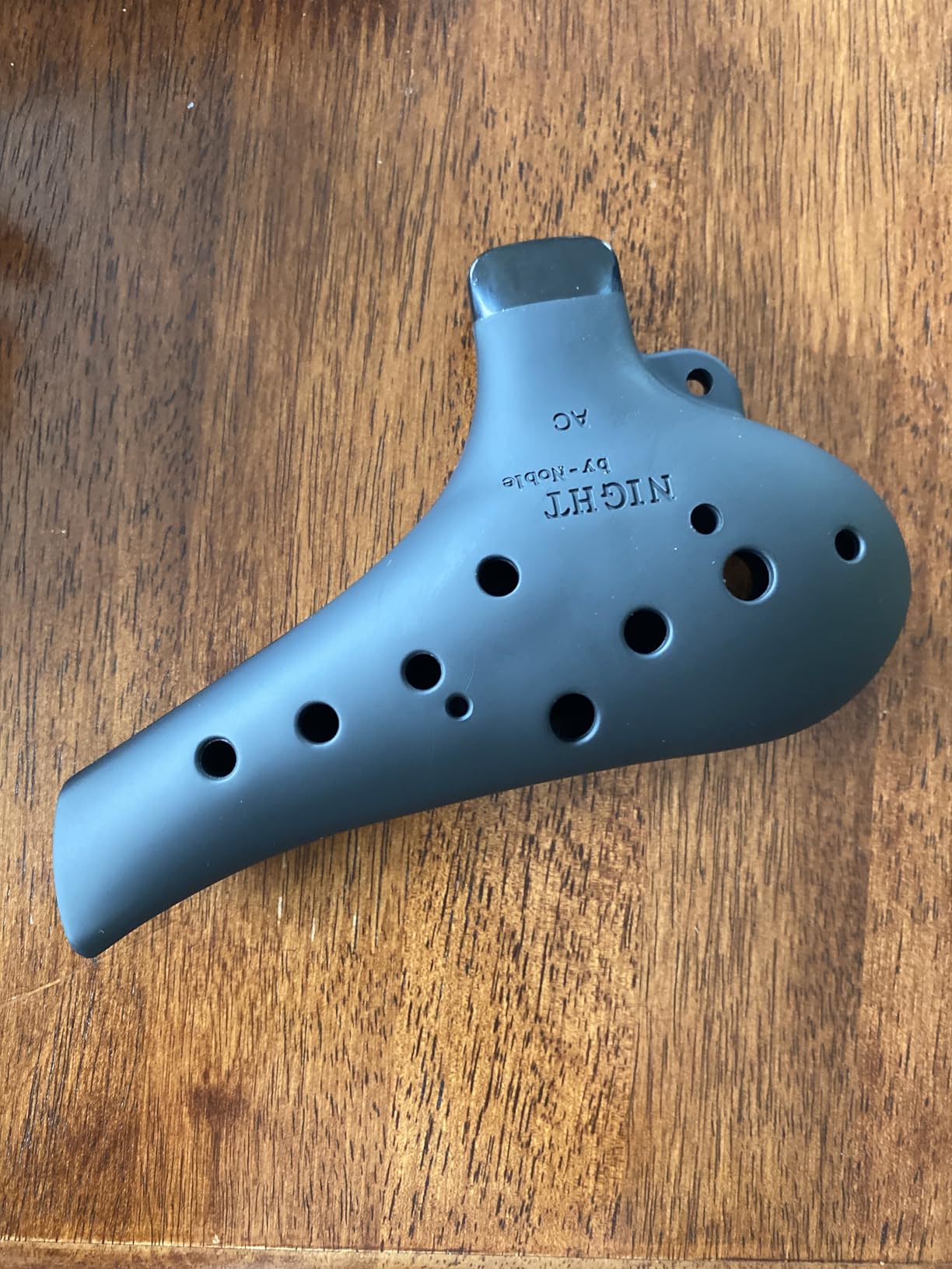 Night By Noble Plastic Ocarina AC Rubber Black customer photo 1