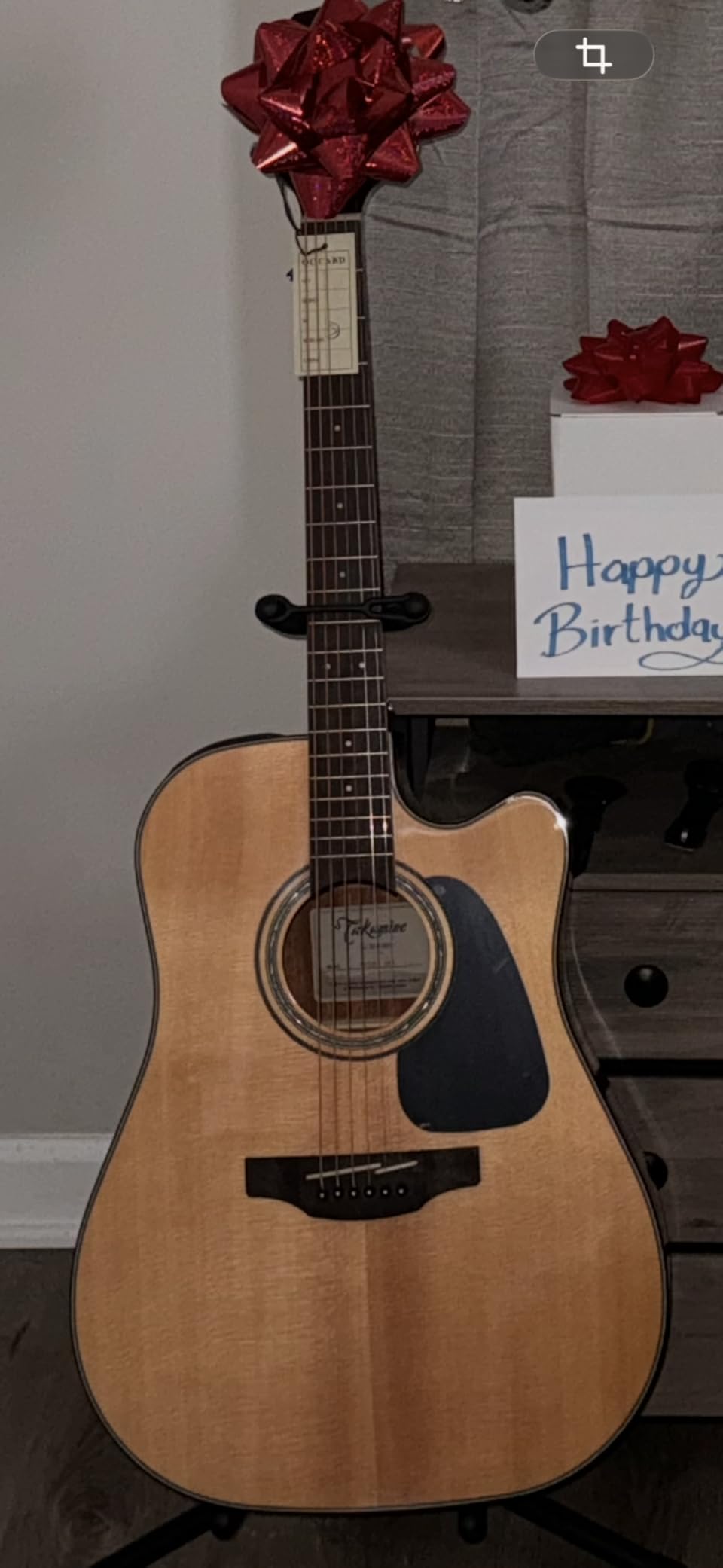 Takamine GD30CE-NAT Dreadnought Cutaway Acoustic-Electric Guitar, Natural customer photo 1