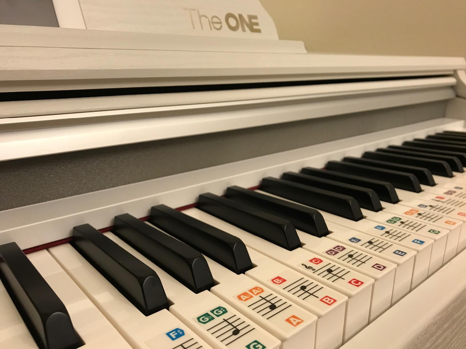 The ONE Digital Piano with Lighted-up 88 Hammer Action Keys, Smart Teaching Piano Keyboard for Beginner/Adult, Grand Piano Sound, Full Size Weighted Keyboard with 3 Pedals, Bluetooth, MIDI customer photo 1