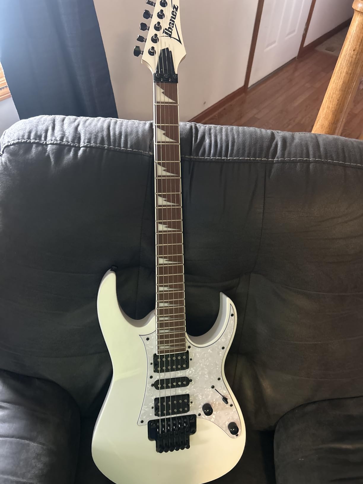 Ibanez RG Series RG450DXB Electric Guitar - White customer photo 1