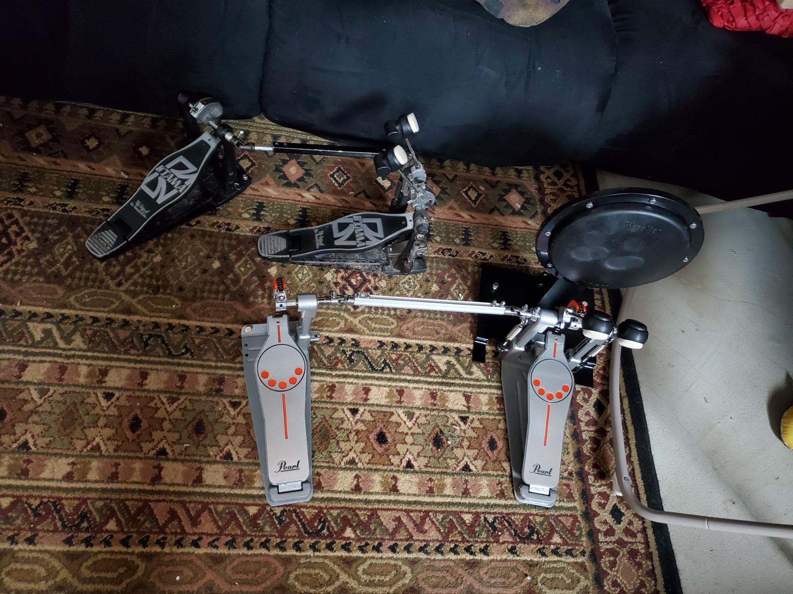 Pearl P932 Longboard Double Bass Drum Pedal with Sprocketless Chain Drive, Powershifter Pedalboard, and Dual Interchangeable Cams customer photo 1