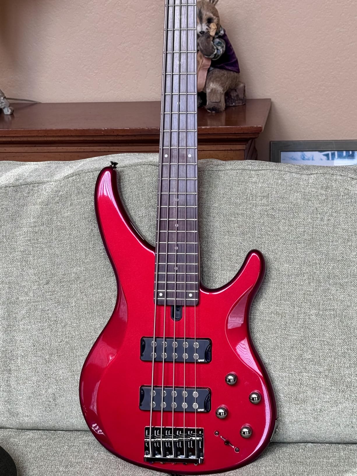 Yamaha TRBX504 TBL 4-String Premium Electric Bass Guitar, Translucent Black customer photo 1
