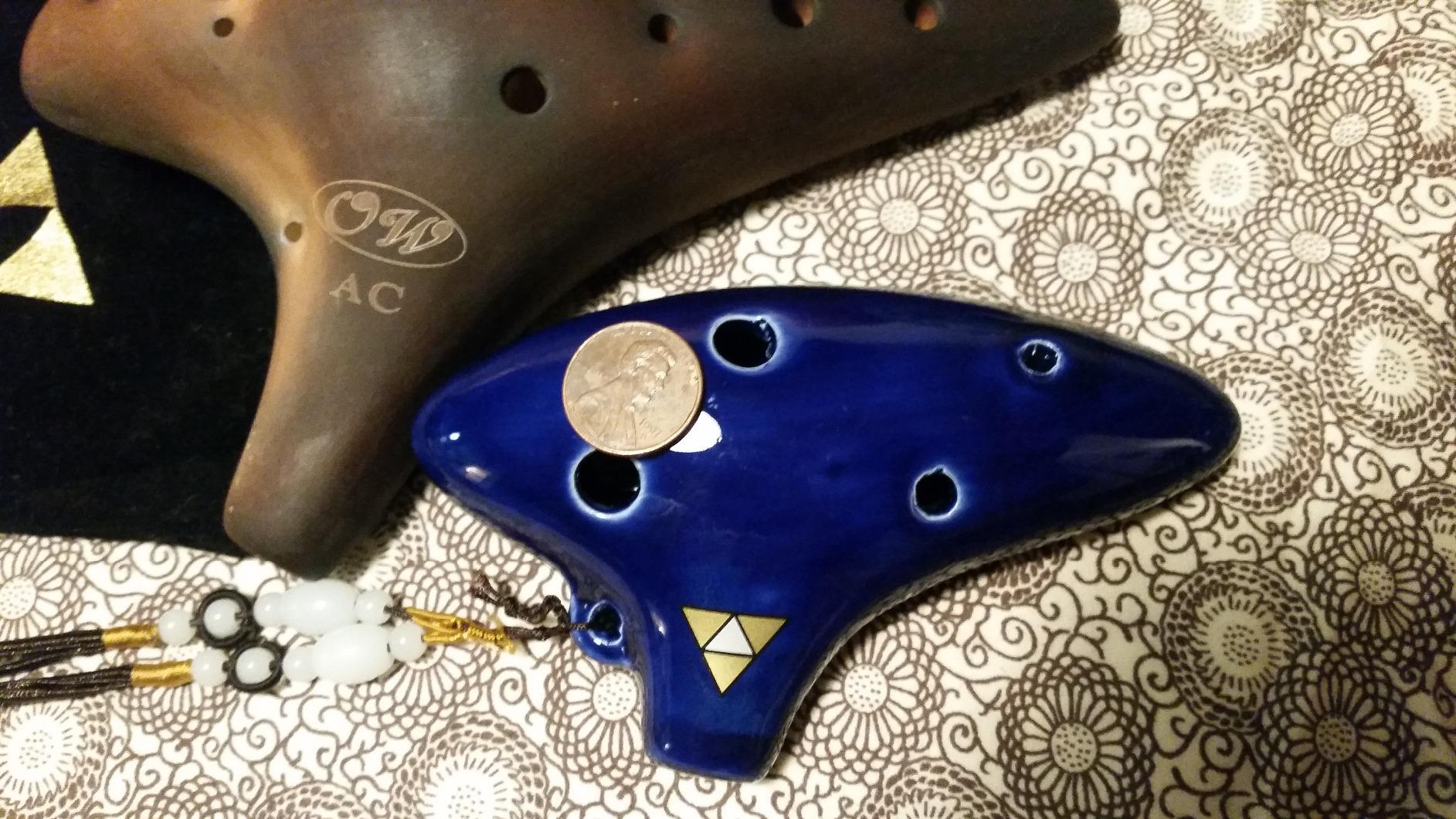 OcarinaWind 6 Hole Ceramic Ocarina - Ocarina of Time Style Design, Handcrafted Collectible Musical Instrument Gift customer photo 1