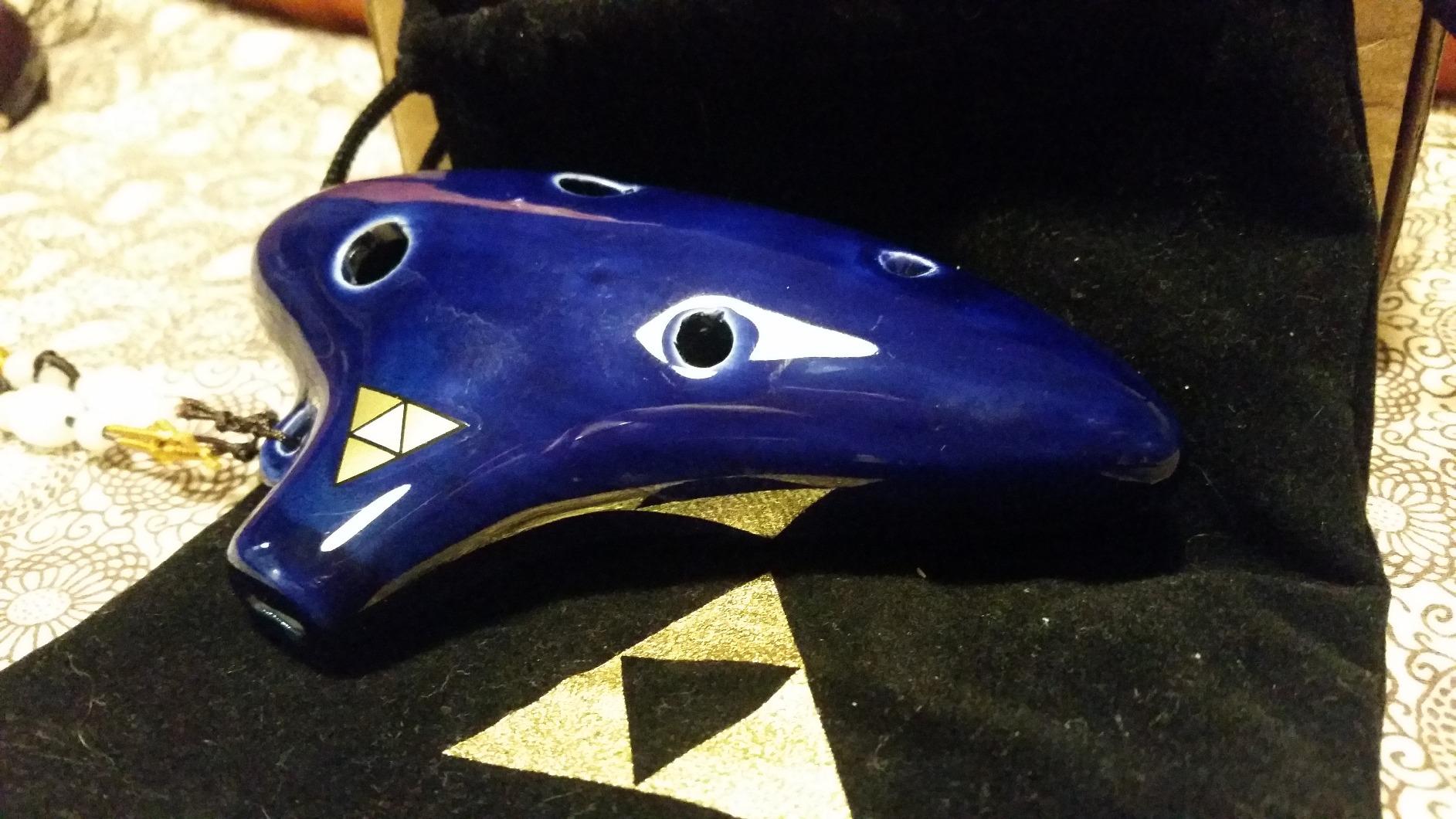 OcarinaWind 6 Hole Ceramic Ocarina - Ocarina of Time Style Design, Handcrafted Collectible Musical Instrument Gift customer photo 2
