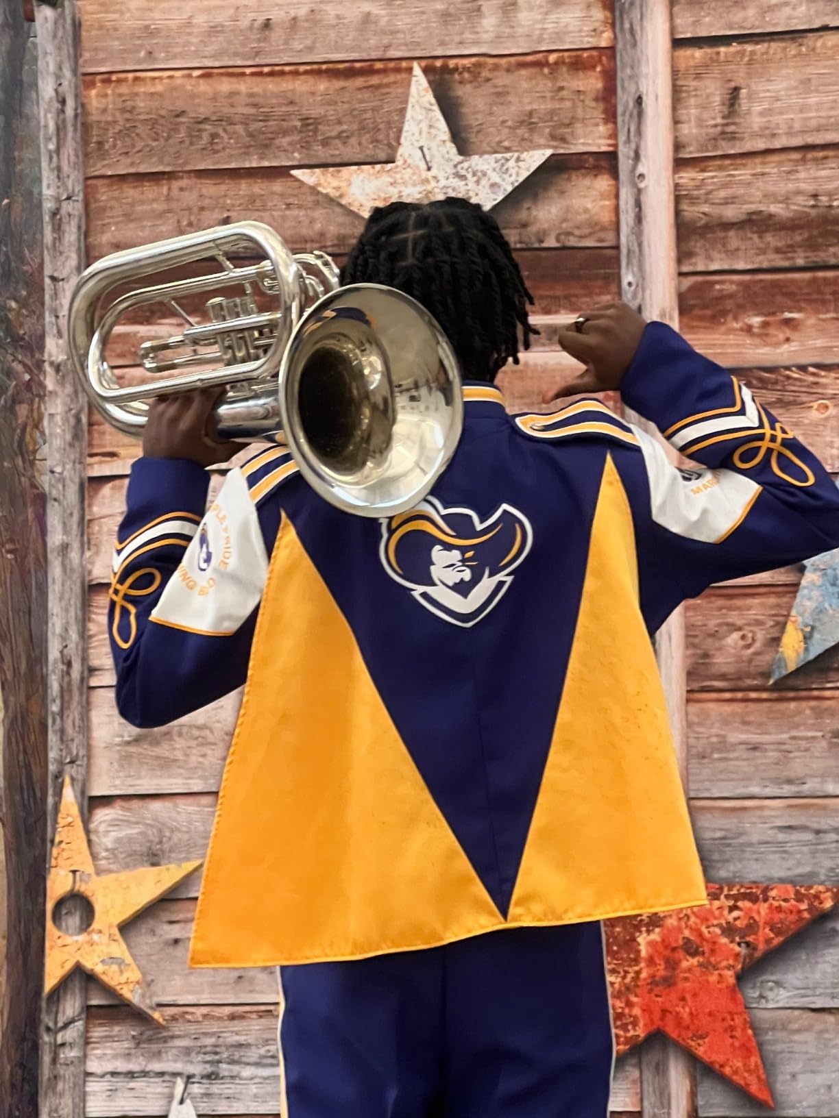 Advanced Monel Pistons Marching Baritone Key of Bb w/Case & Mouthpiece - Nickel Plated Finish customer photo 1
