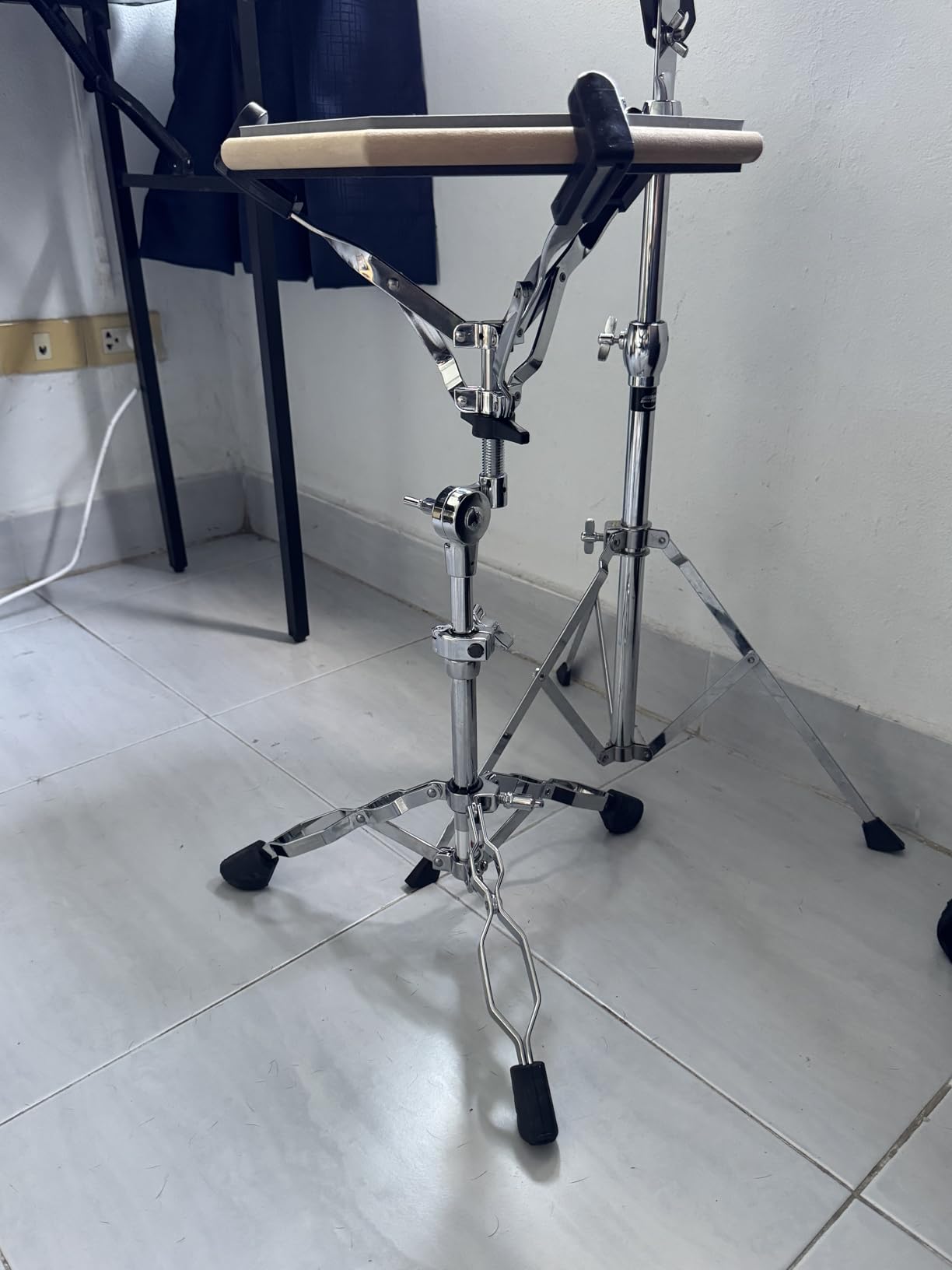 Gibraltar Double Braced Lightweight Snare Stand, Chrome Drum Hardware (4706) customer photo 1