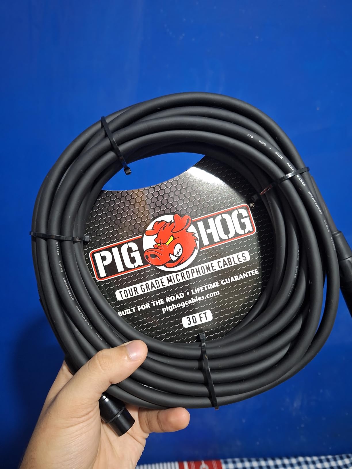 Pig Hog PHM6 High Performance 8mm XLR Microphone Cable, 6 Feet customer photo 1