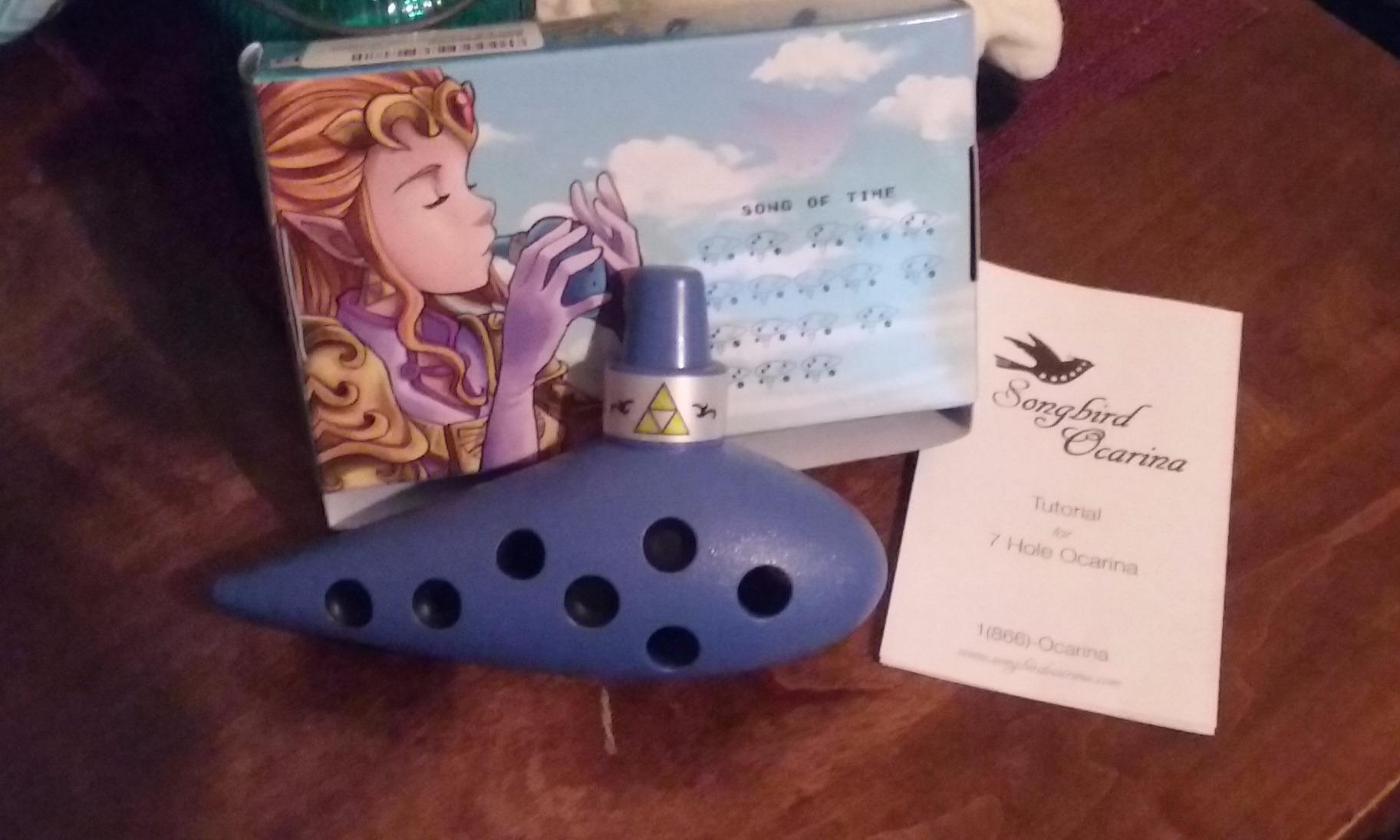 Ocarina of Time Replica - Ocarina Musical Instrument with Tutorial and Songs - Tuned in C with Crystal Clear High Notes customer photo 1