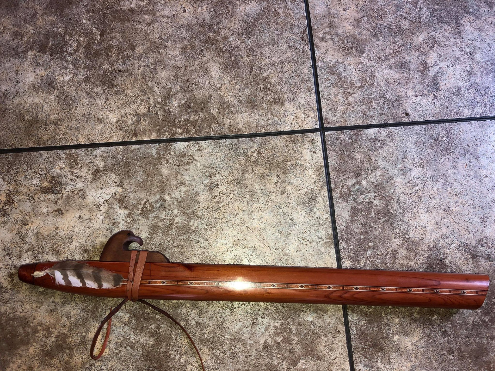 Native American Flute - Low D - Cedar - Hand Made - For small hands/Women - spiritual healing customer photo 1
