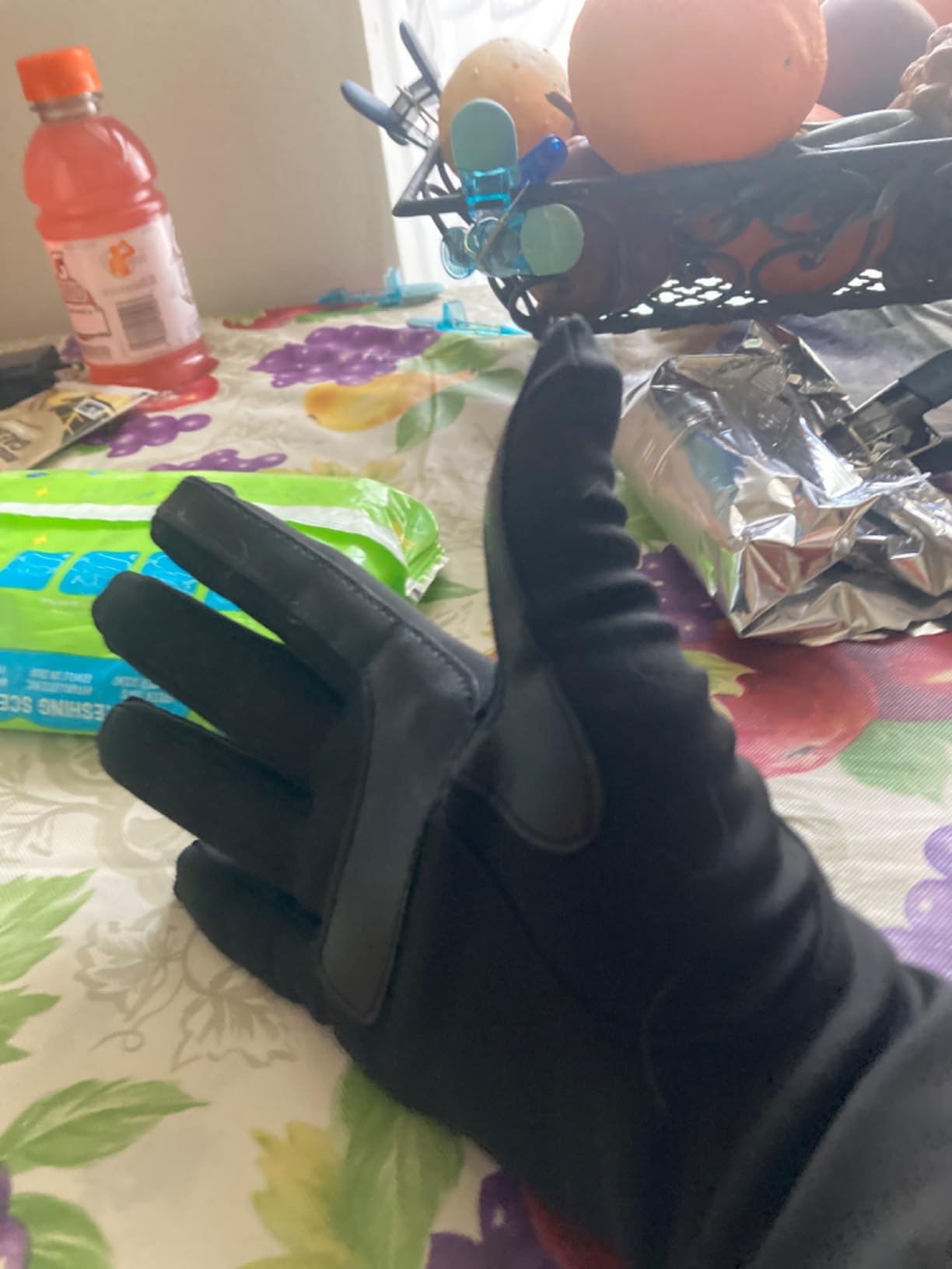isotoner Women's Spandex Cold Weather Stretch Gloves With Warm Fleece Lining customer photo 1
