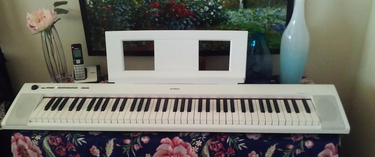 Yamaha Piaggero NP32B 76-Key Lightweight Portable Keyboard, Premium Yamaha Voices, Graded Soft Touch Keys, Black customer photo 1