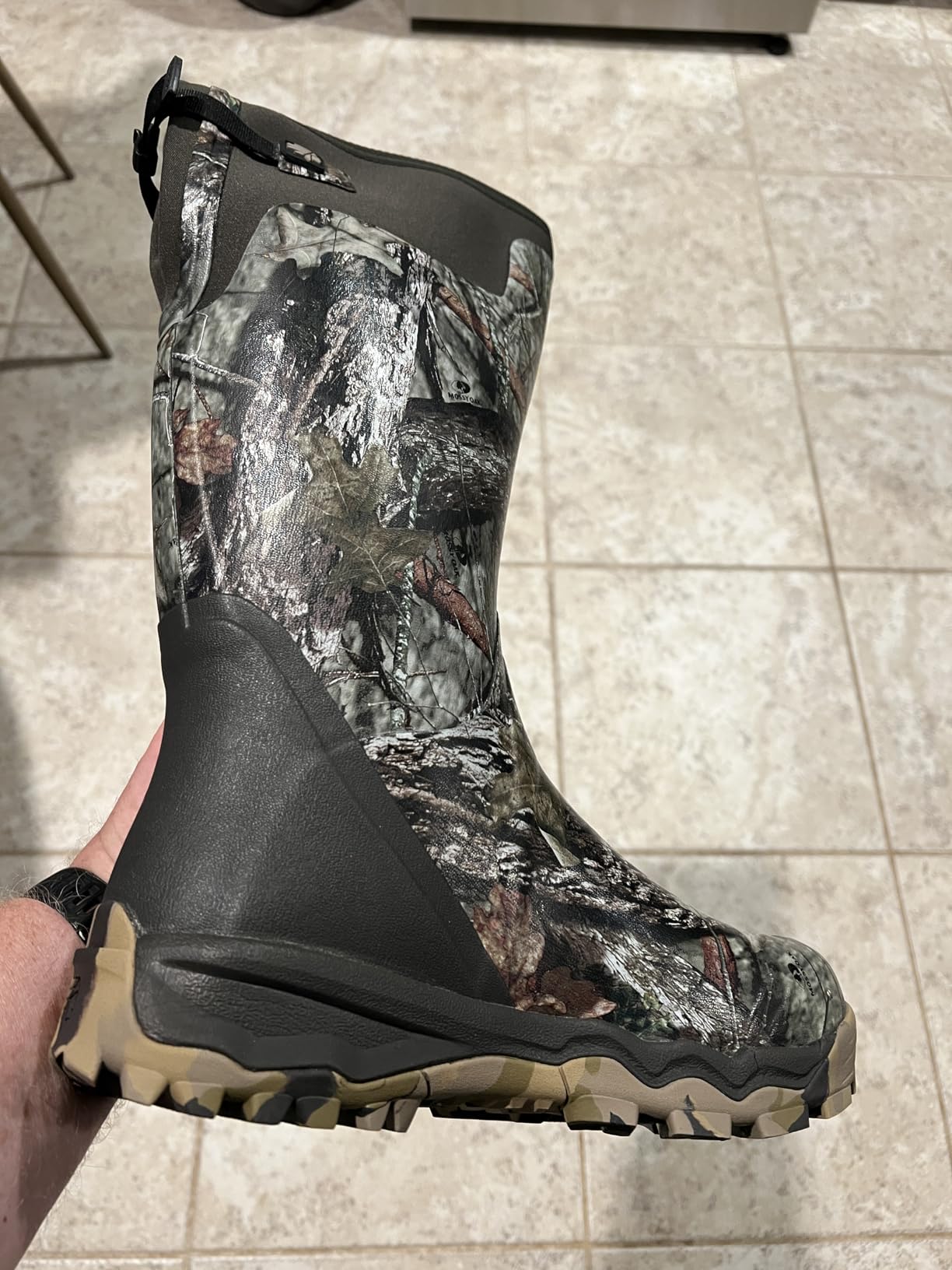 LaCrosse Burly Rubber Hunting & Work Boots for Men - Waterproof ZXT Rubber with Foam Insulation, Top Strap, EVA Footbed, and Slip-Resistant Outsole customer photo 2