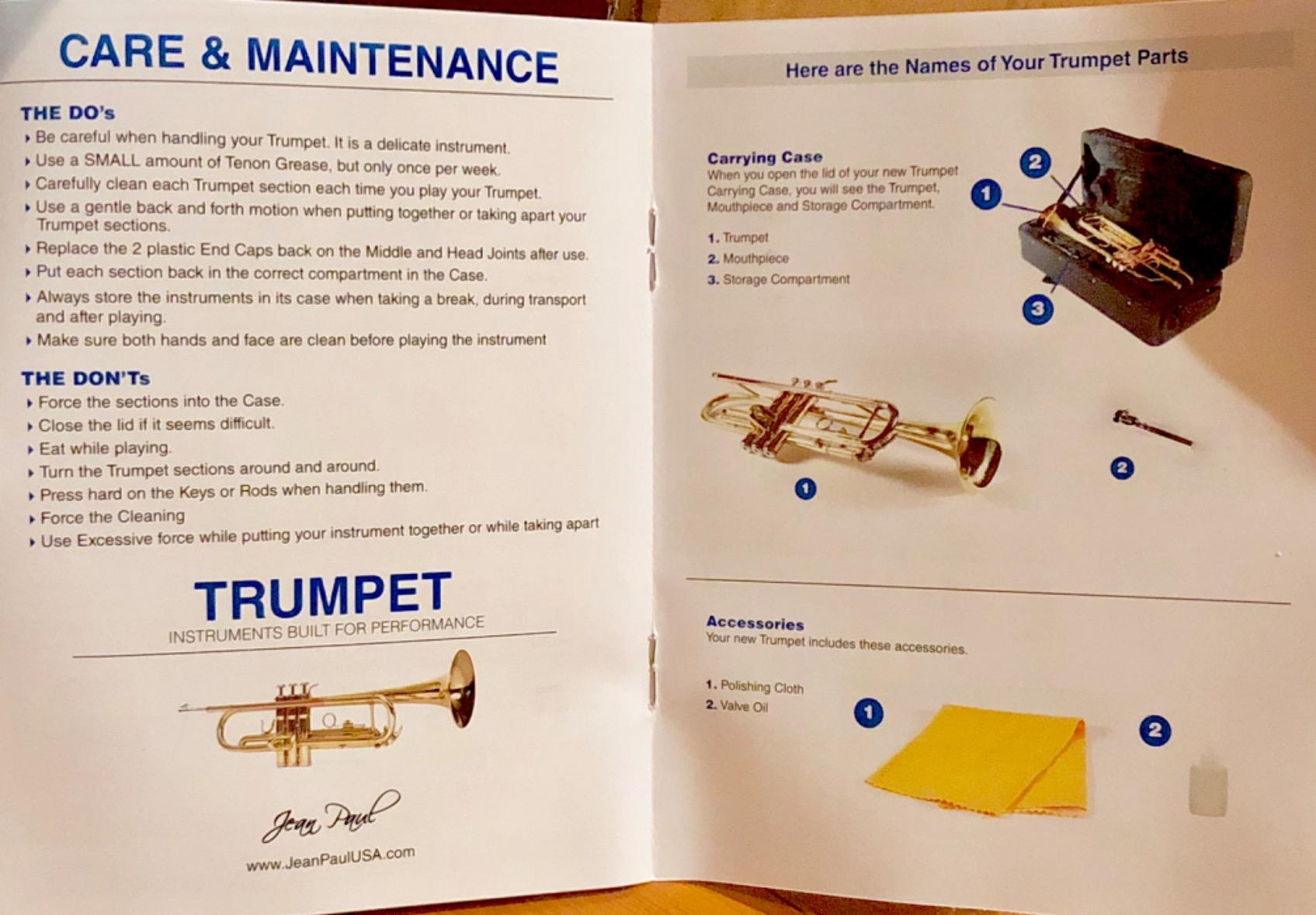 Jean Paul USA Trumpet - Standard, Brass (TR-430) customer photo 1