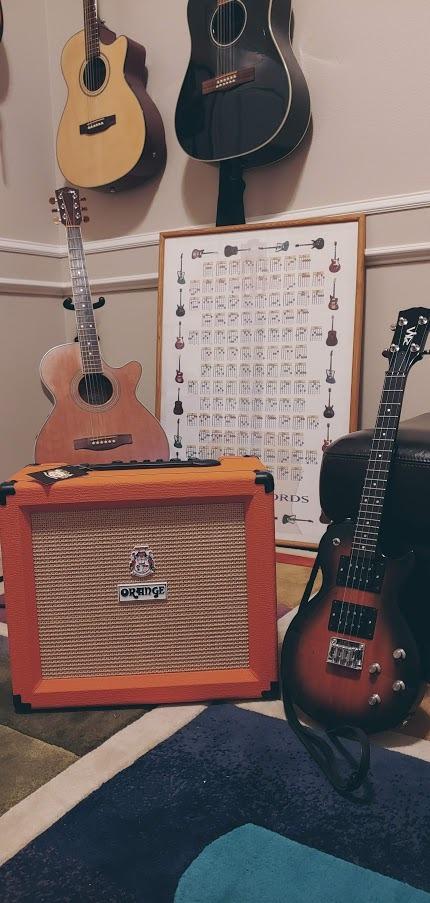 Orange Crush 35 2-Channel Reverb Cab Sim 35 Watts Guitar Amplifier Combo customer photo 1
